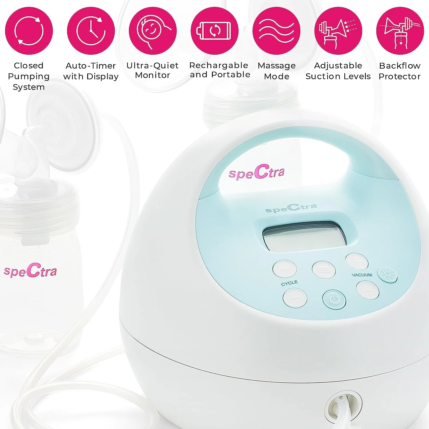 Healthy Horizons Spectra Premier S1 Plus Rechargeable Breast Pump - Image 3