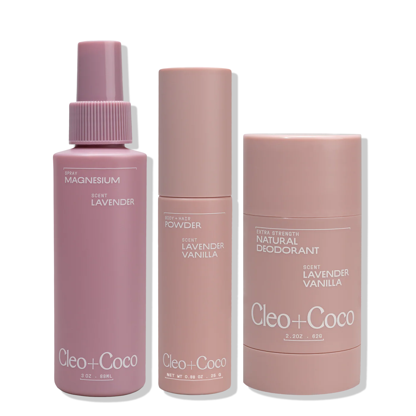 Cleo + Coco Spray + Powder + Balm - Lavender