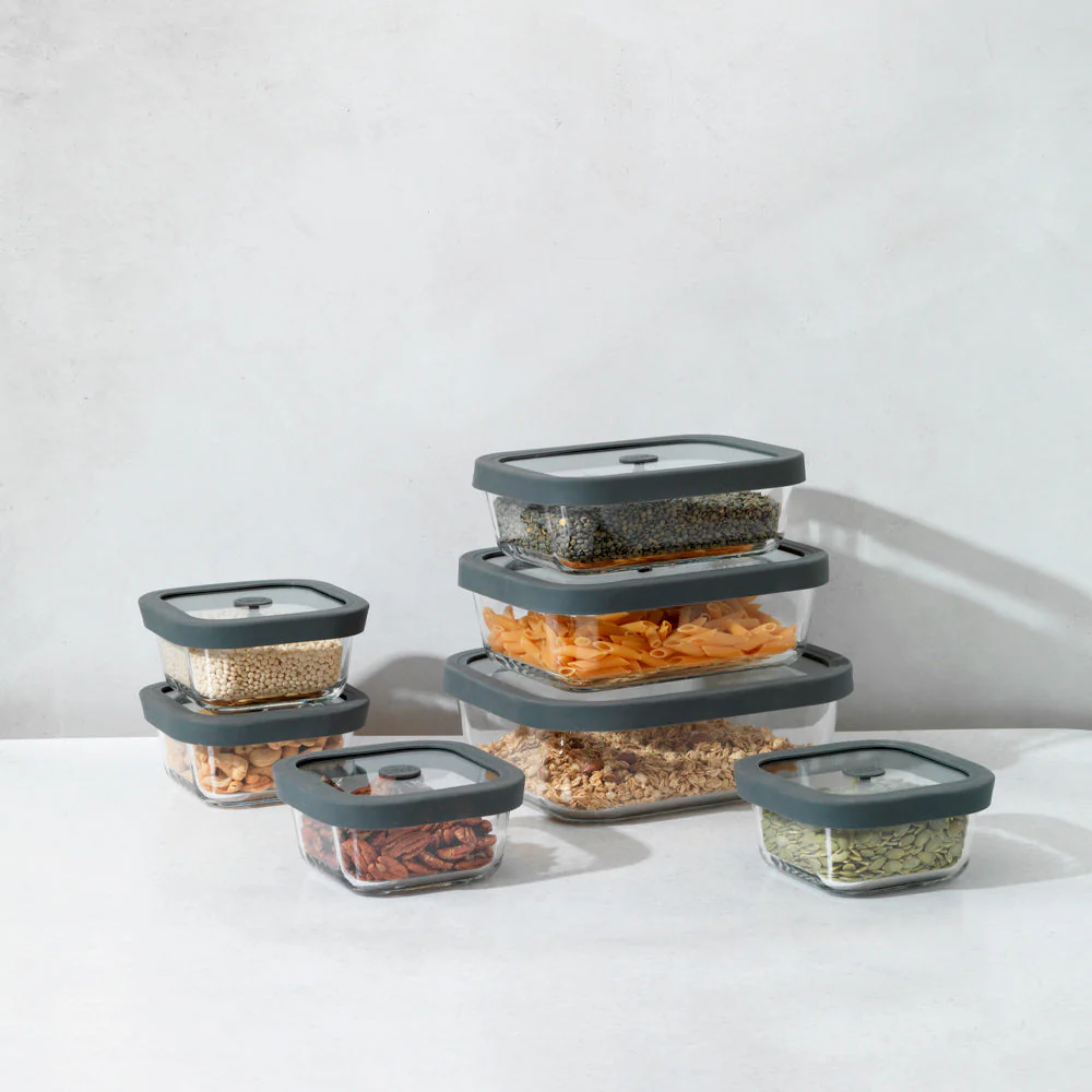 Public Goods Square Glass Food Storage Containers (Set of 4) - Image 6