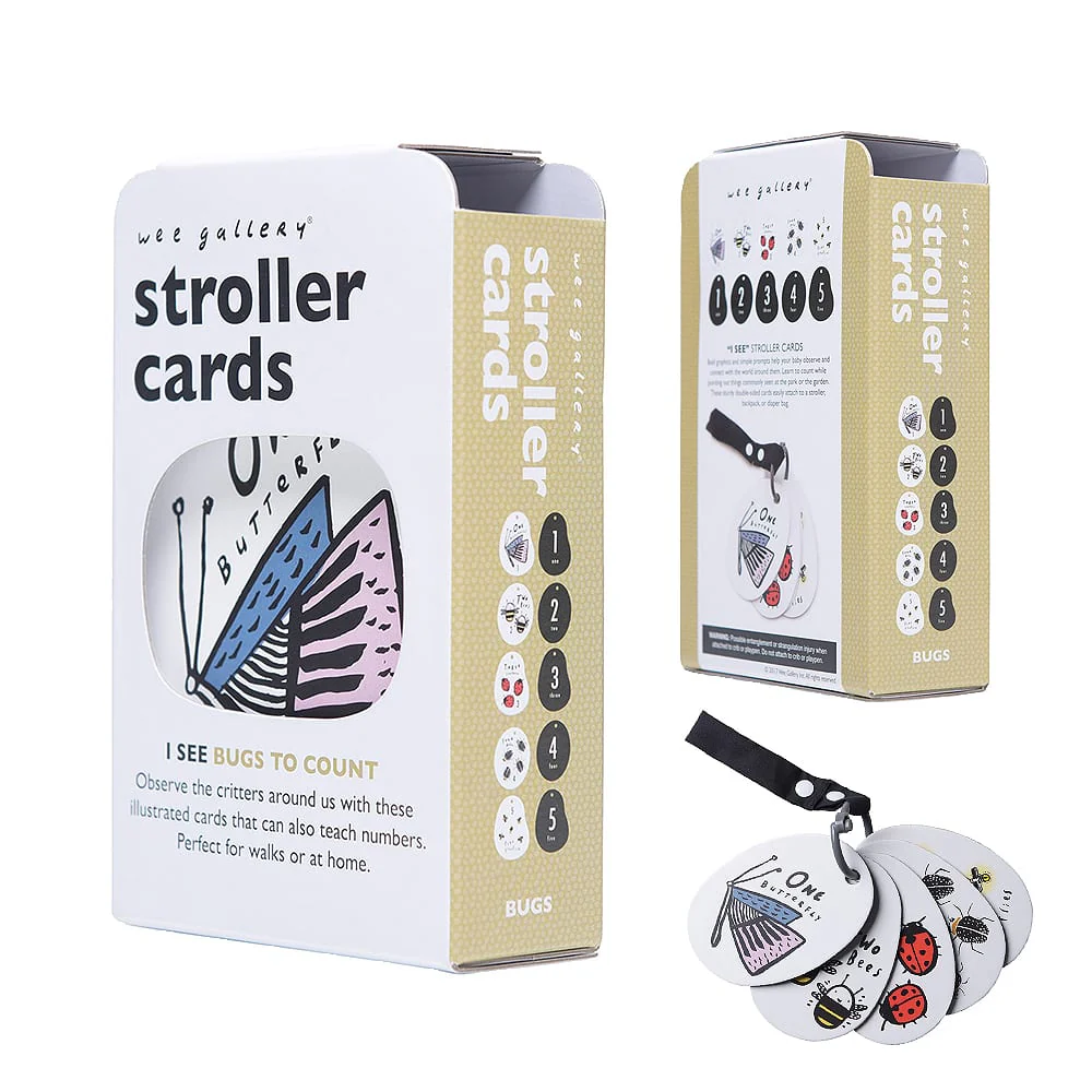 Wee Gallery Stroller Cards - I See Bugs to Count - Image 3