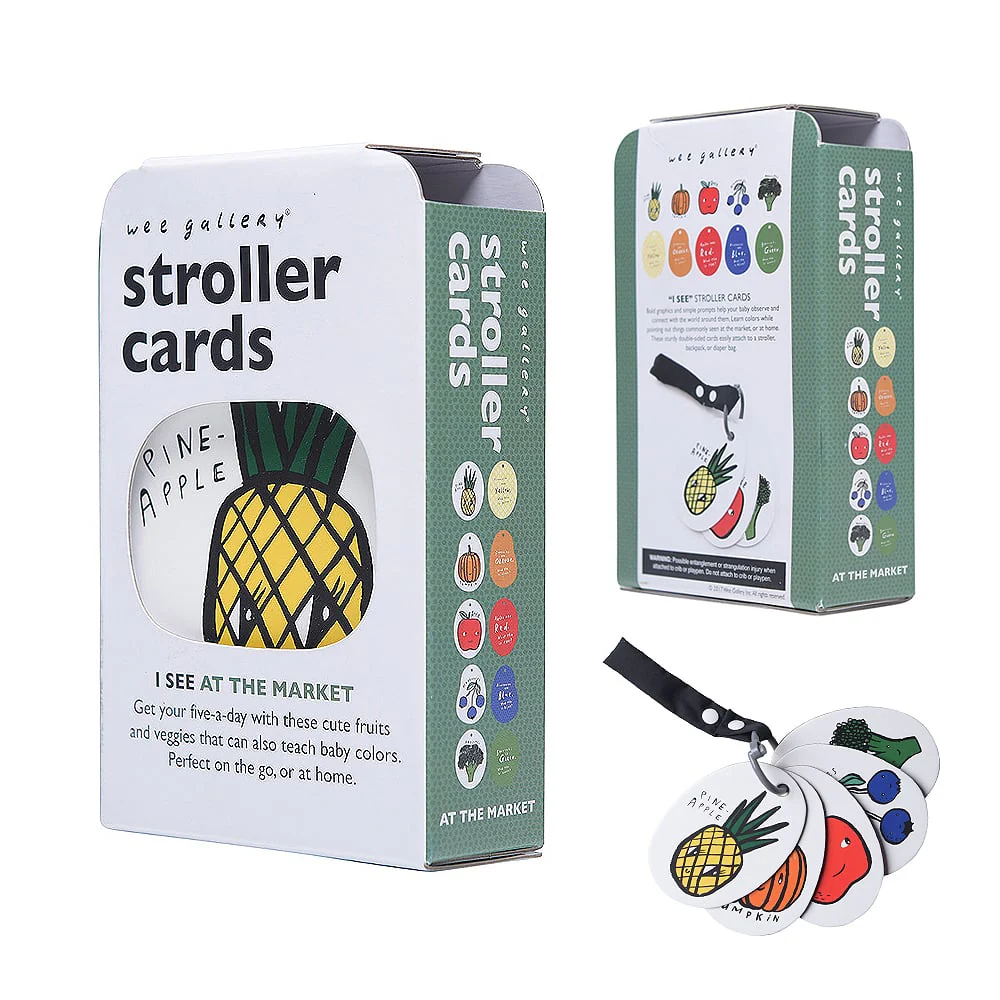 Wee Gallery Stroller Cards - I See in the Market - Image 3