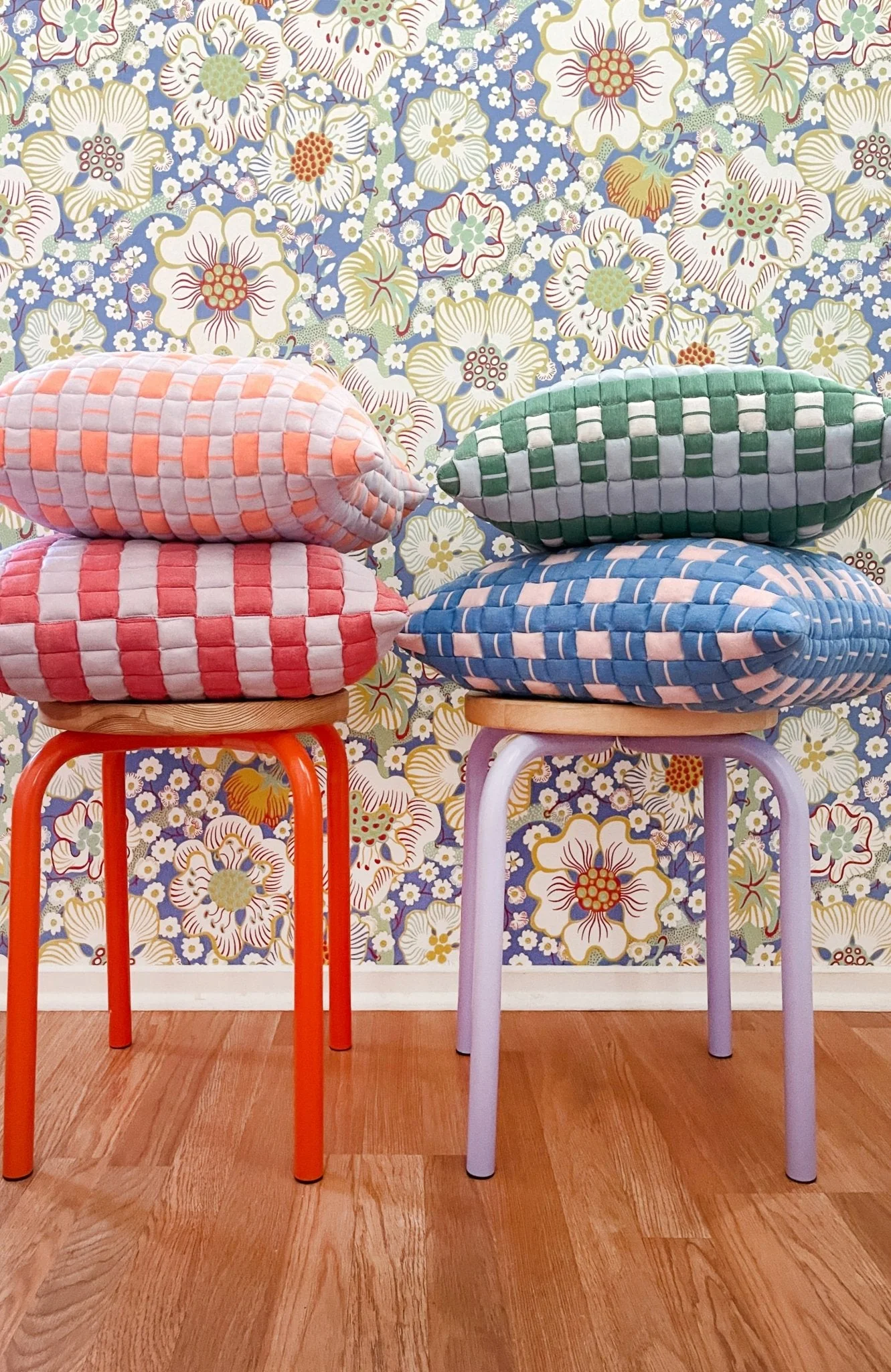 Archive New York Sujani Striped Quilted Pillow - Image 13