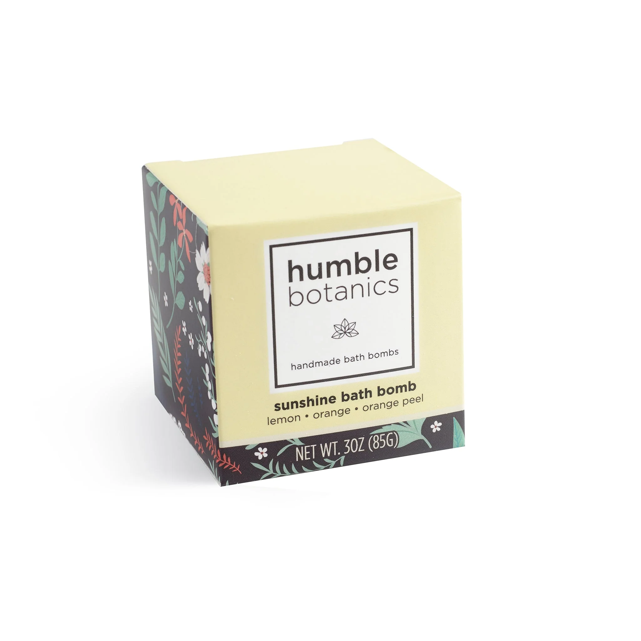 Humble Organics Sunshine Bath Bomb – Lemon, Orange & Orange Peel Energy - Image 2