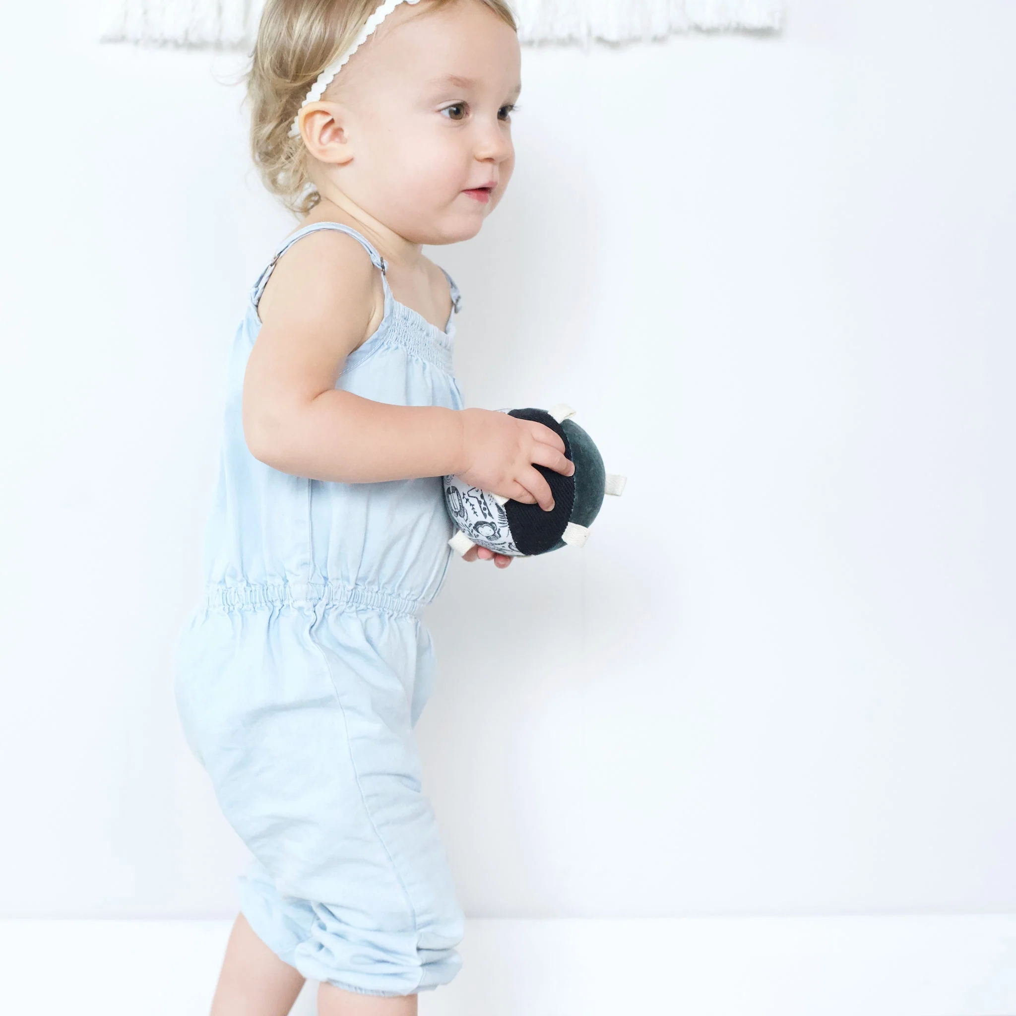 Wee Gallery Taggy Ball with Rattle - Wild - Image 2