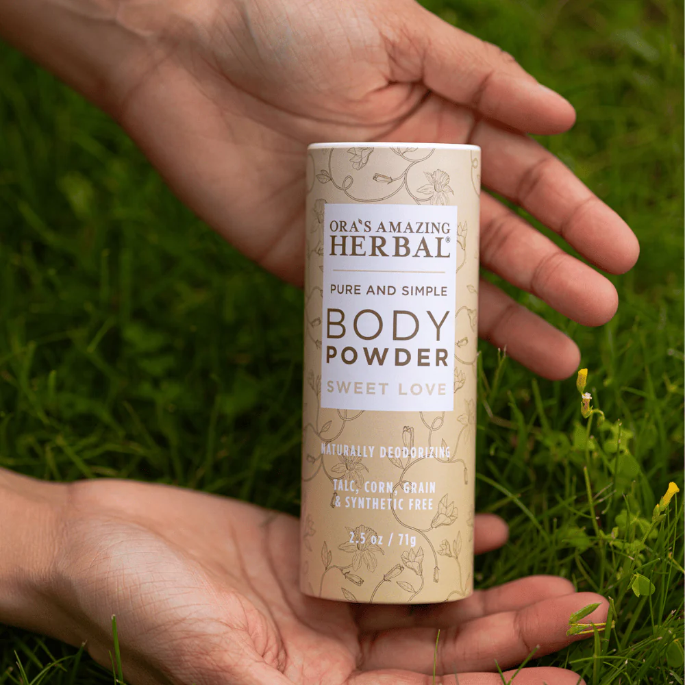 Ora's Amazing Herbal Talc Free Body Powder, Sweet Love Vanilla - Image 4