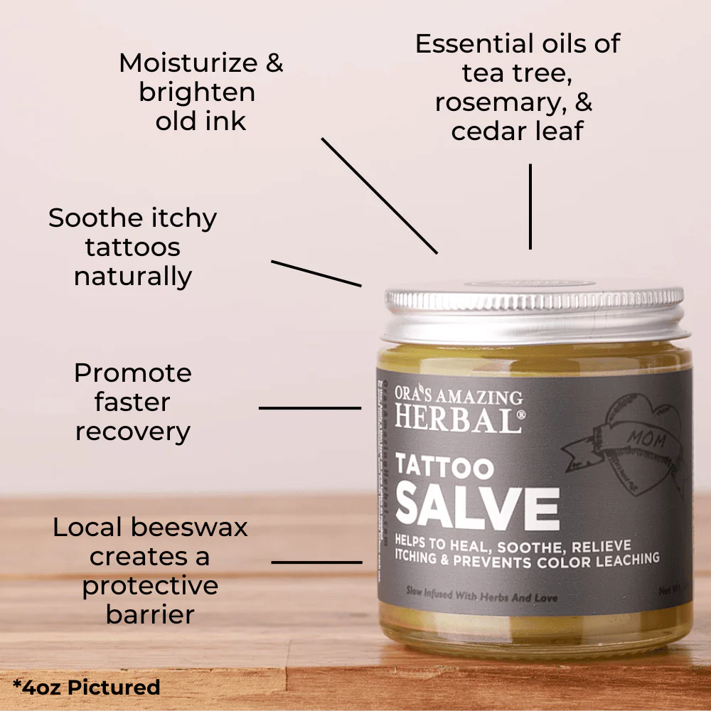 Ora's Amazing Herbal Tattoo Salve, Natural Tattoo Aftercare - Image 2