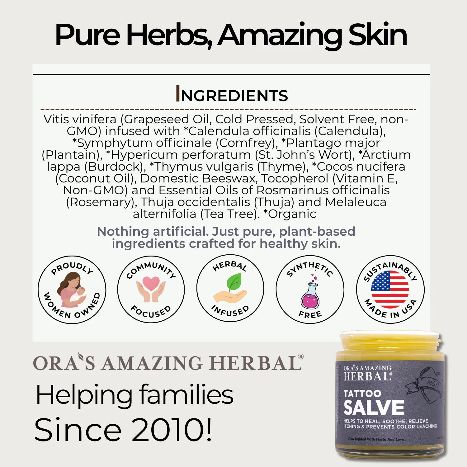 Ora's Amazing Herbal Tattoo Salve, Natural Tattoo Aftercare - Image 6