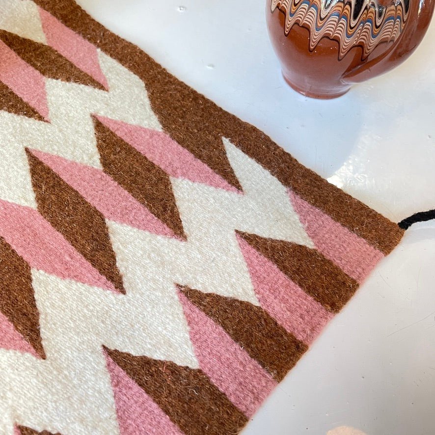 Archive New York Teo Rug in Umber/Pink - Image 3
