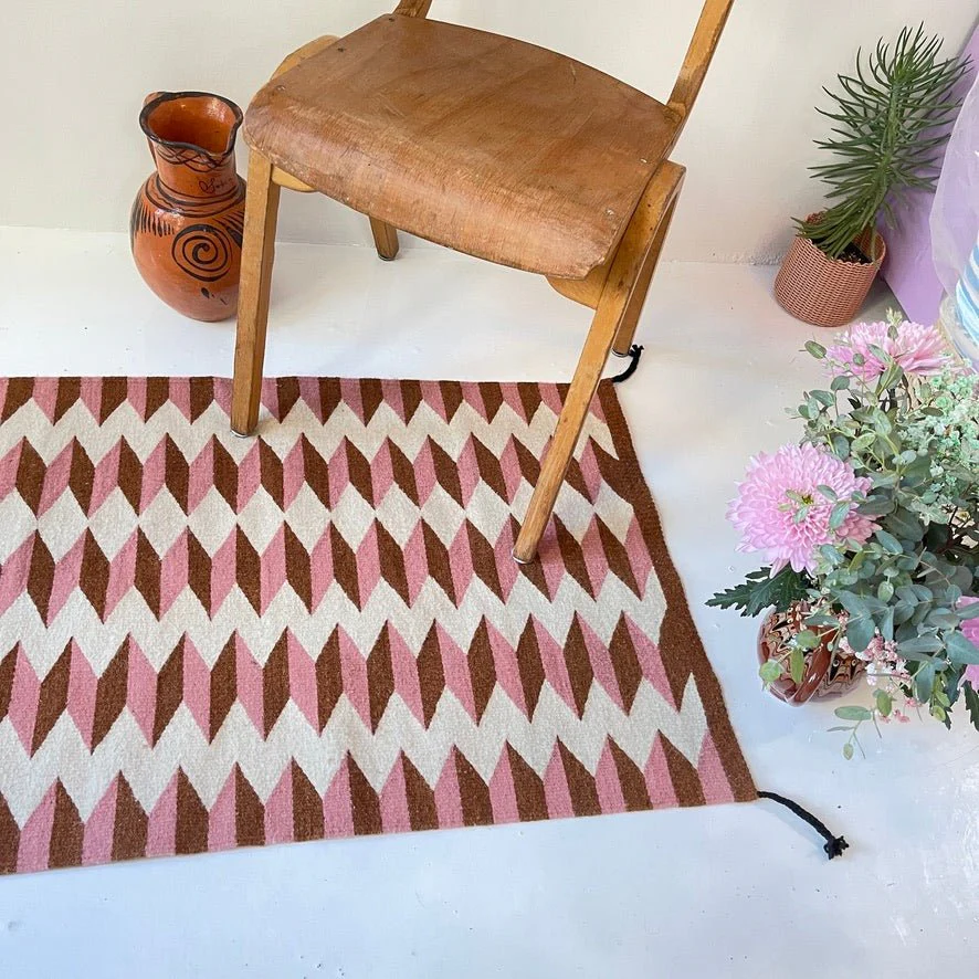 Archive New York Teo Rug in Umber/Pink - Image 5