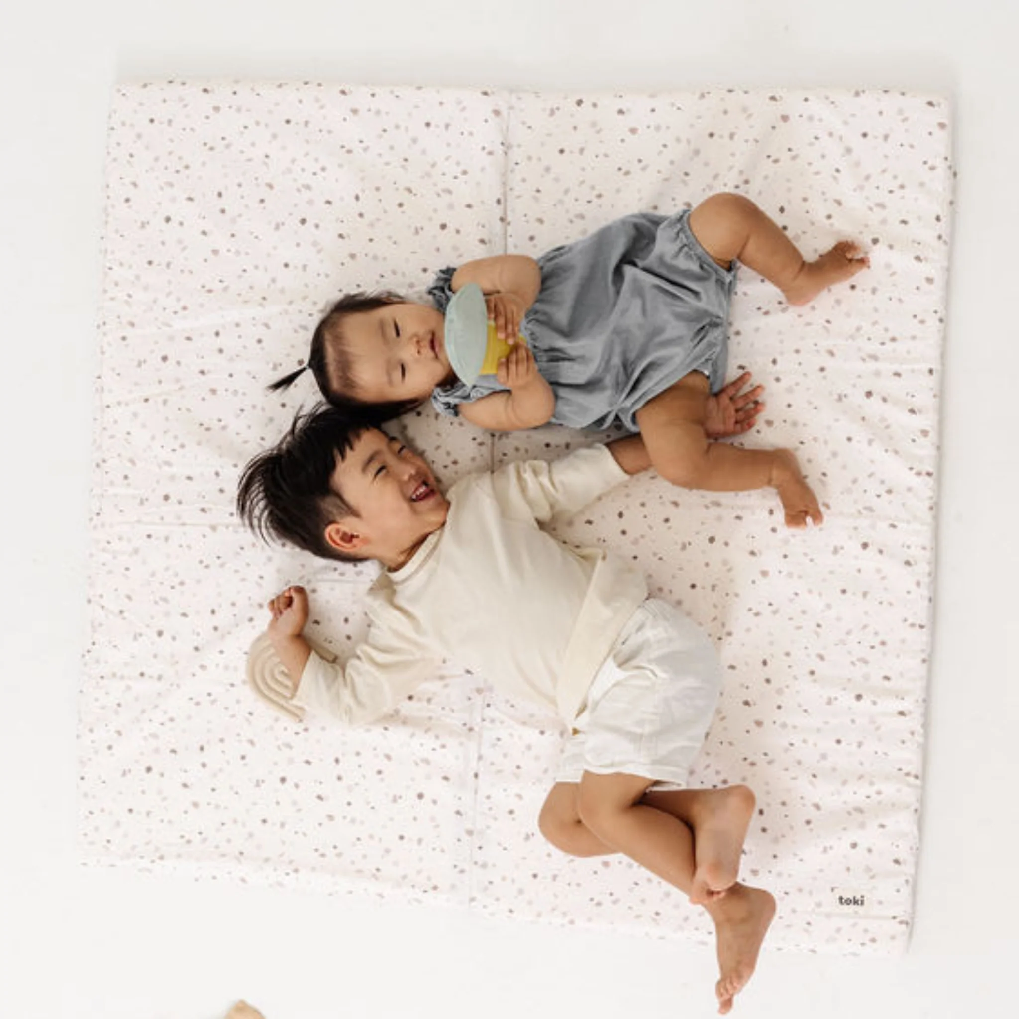 Terrazzo Chalk Organic Cotton Mat - Image 2