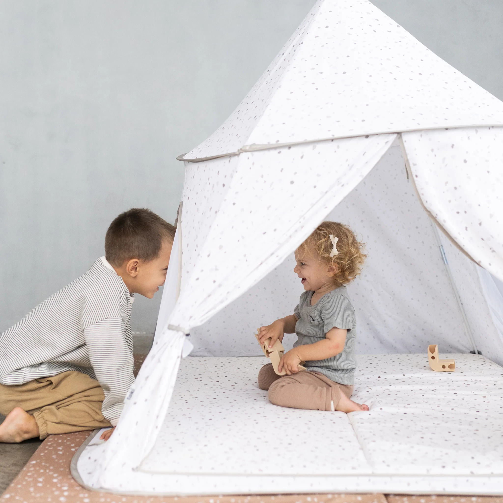 Terrazzo Chalk Play Tent - Image 7