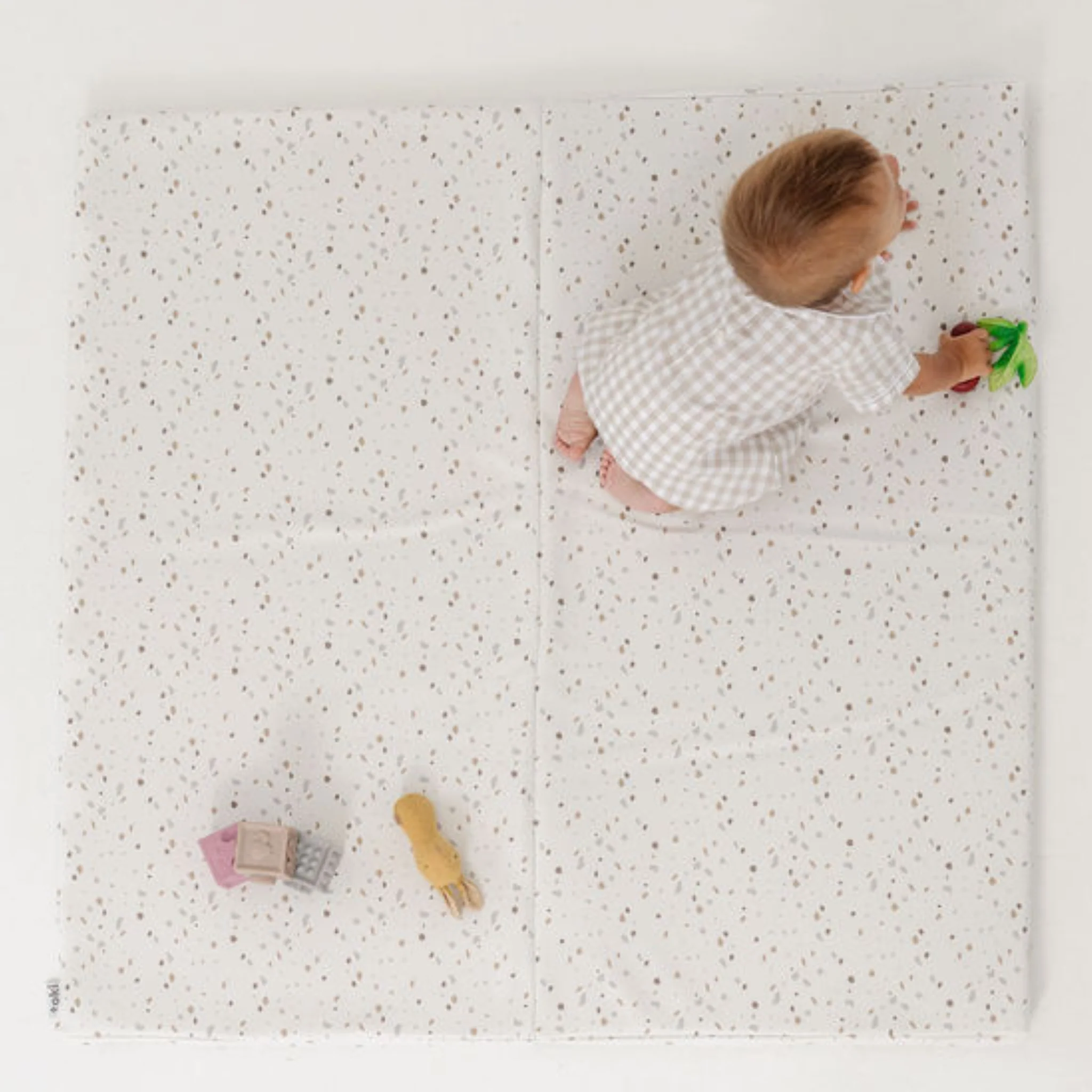 Terrazzo Chalk Vegan Leather Mat - Image 2