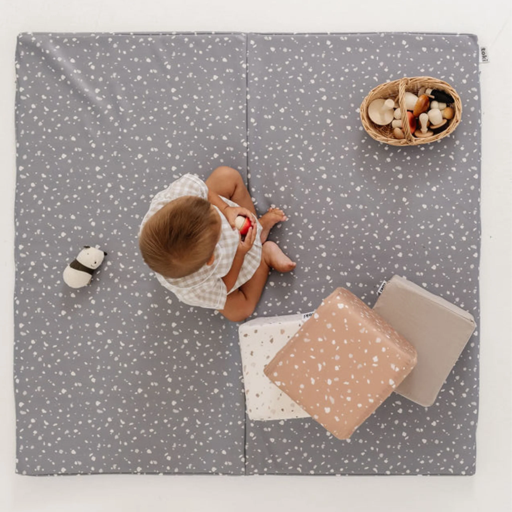 Terrazzo Slate Vegan Leather Mat - Image 2
