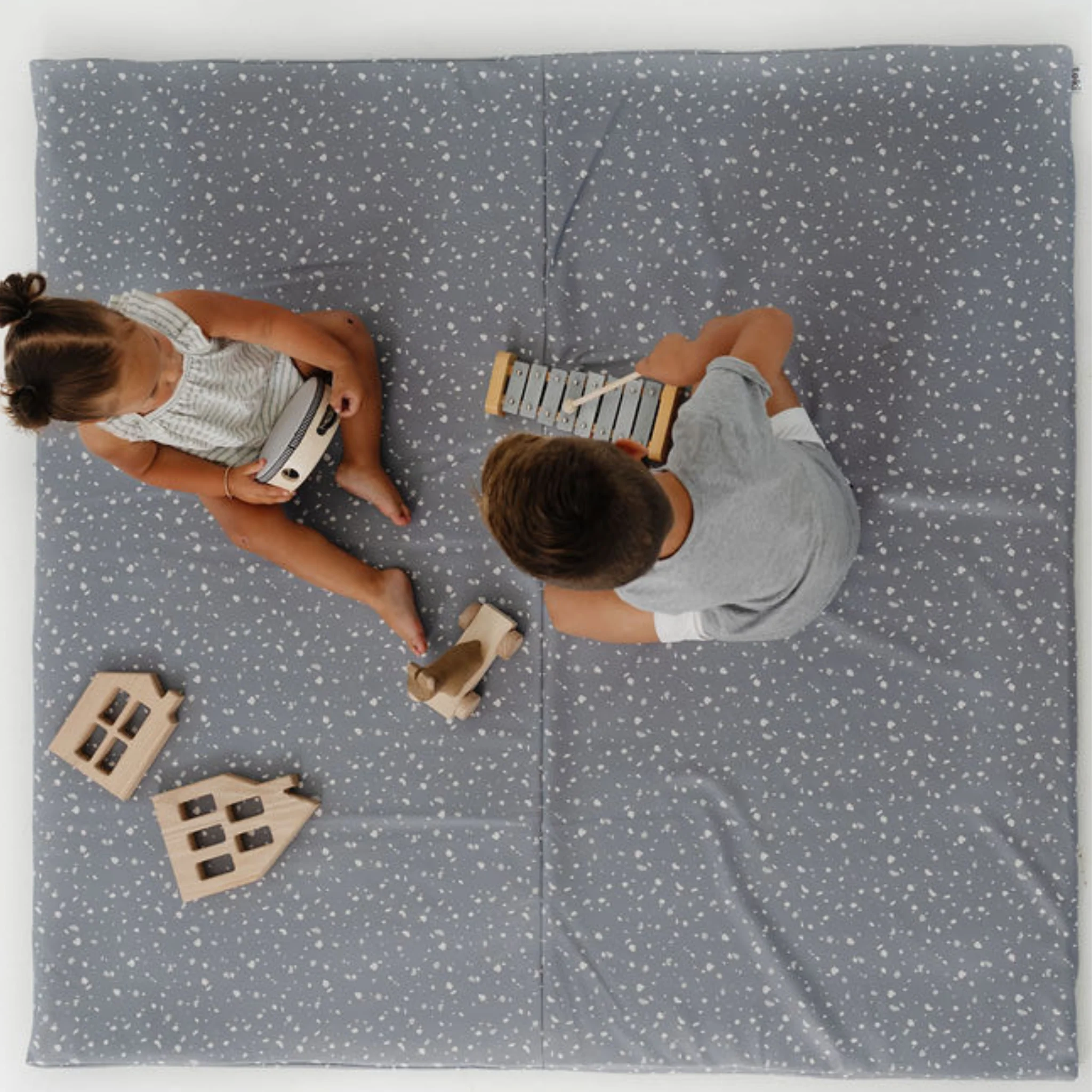 Terrazzo Slate Vegan Leather Mat - Image 8