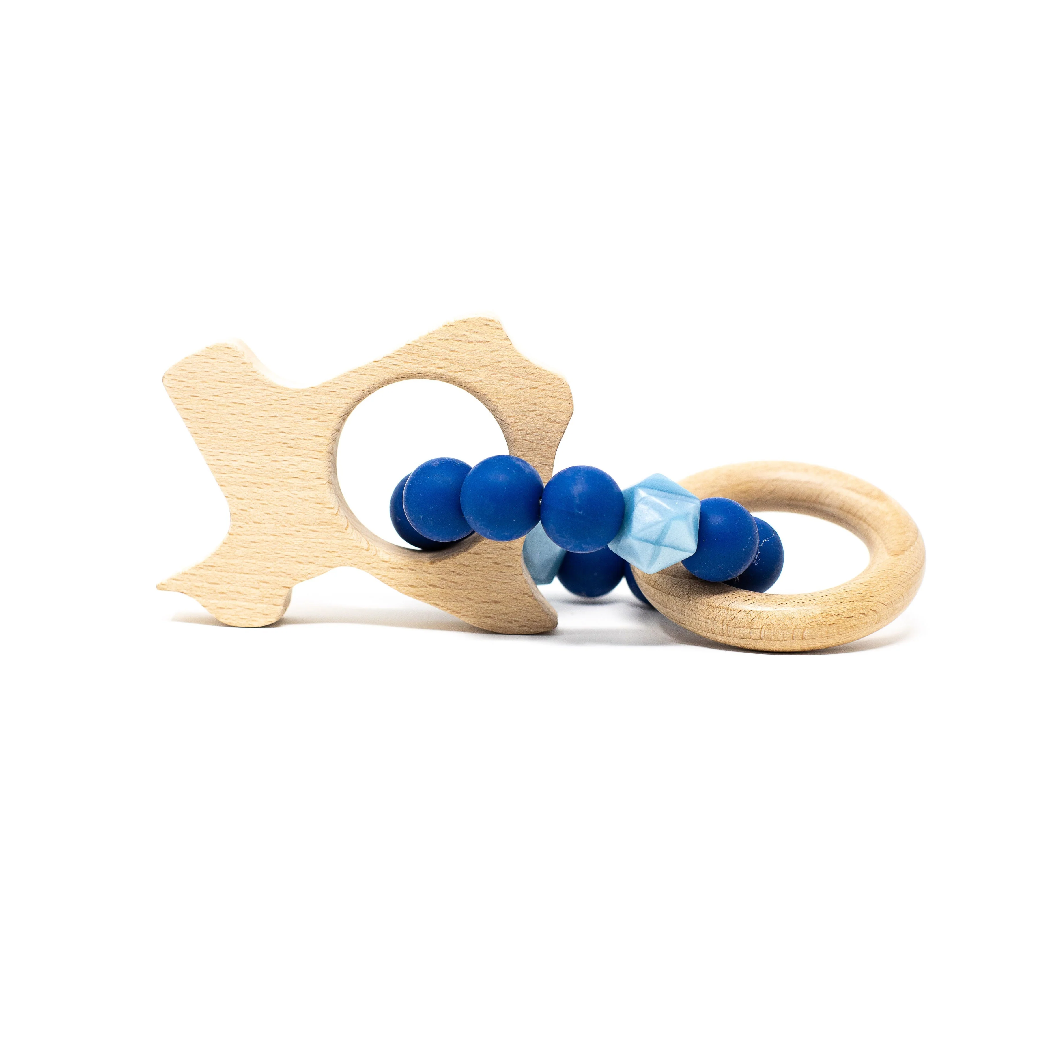 Three Hearts Texas Rattle - Beech Wood & Food Grade Silicone - Image 11