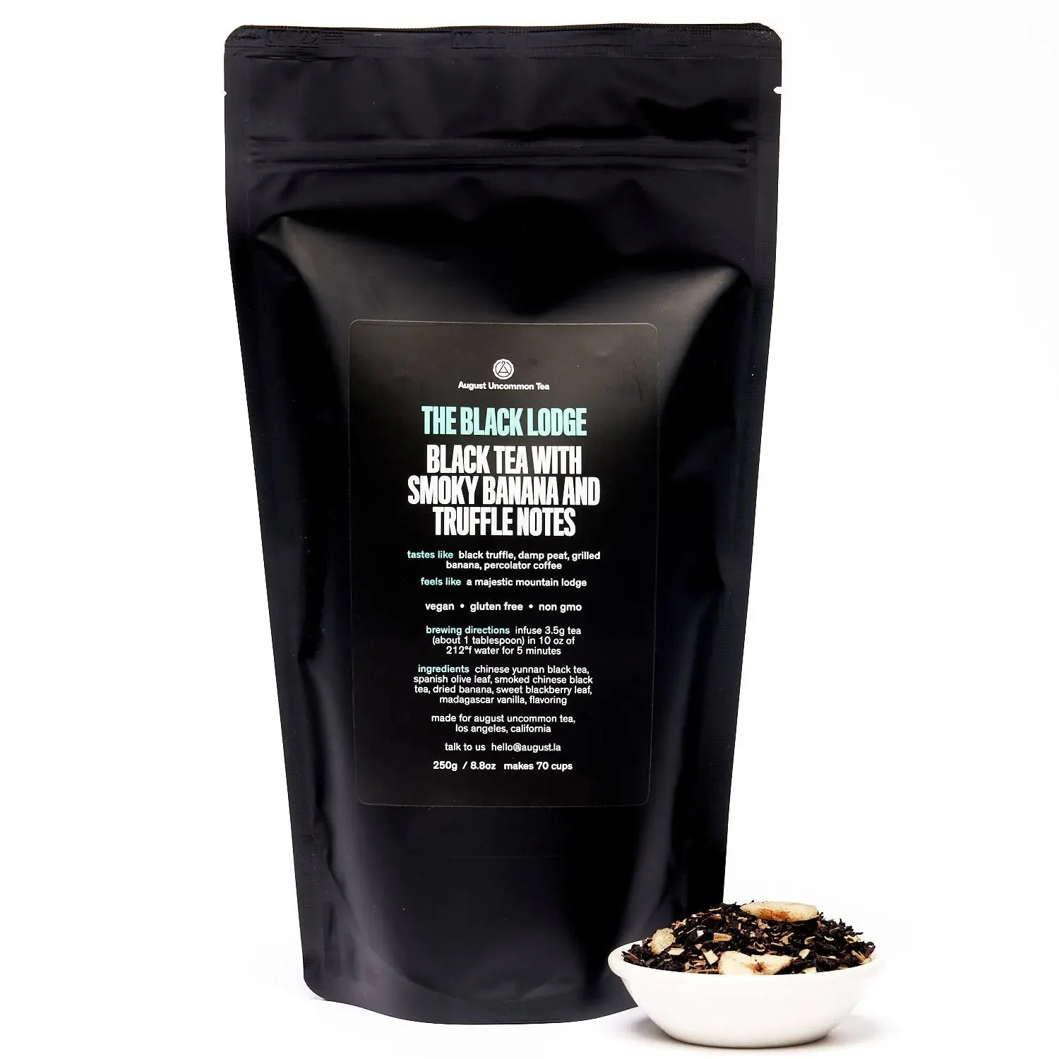 August Uncommon Tea The Black Lodge - Smoky Banana Black Tea - Image 4
