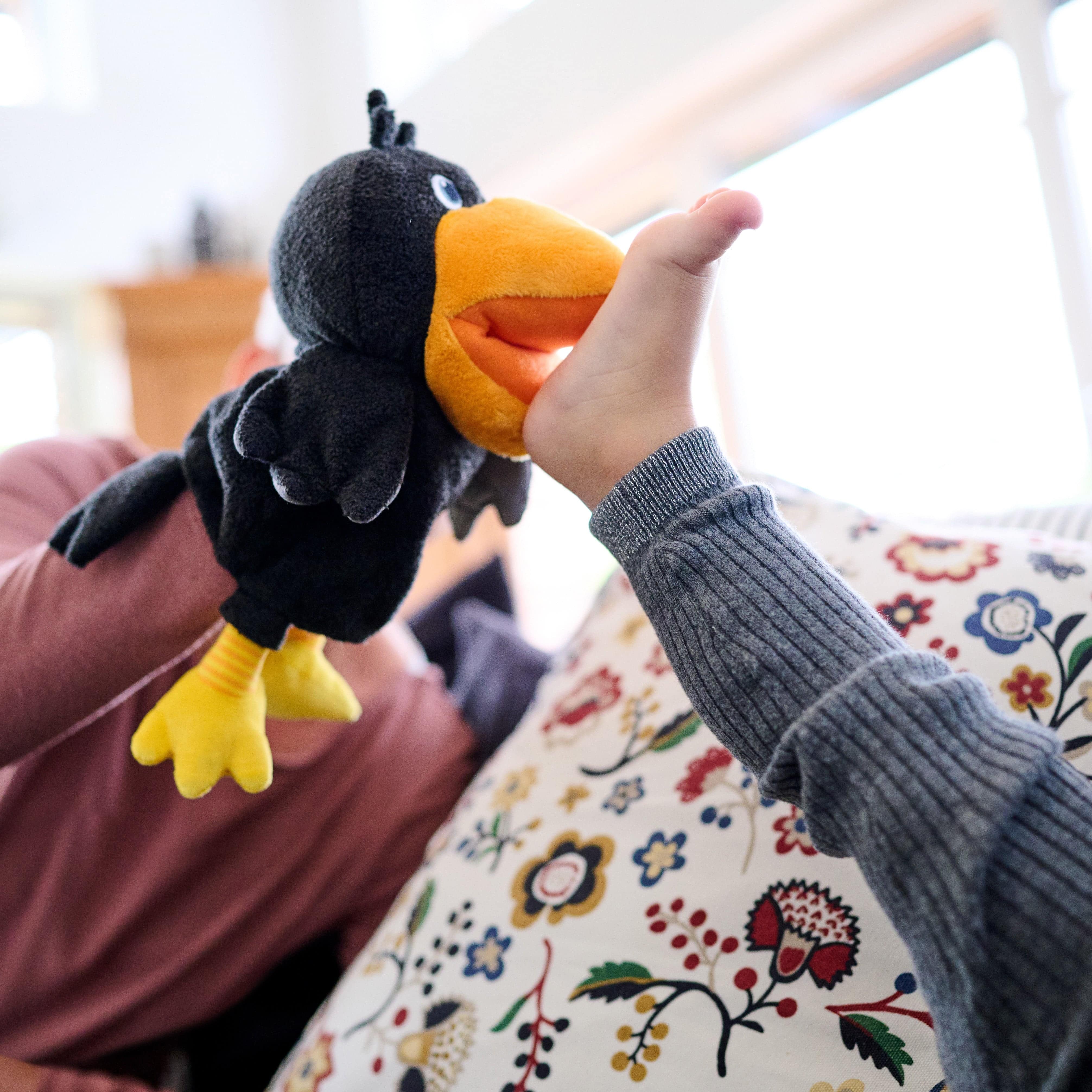 HABA Theo the Raven Glove Puppet - Image 7