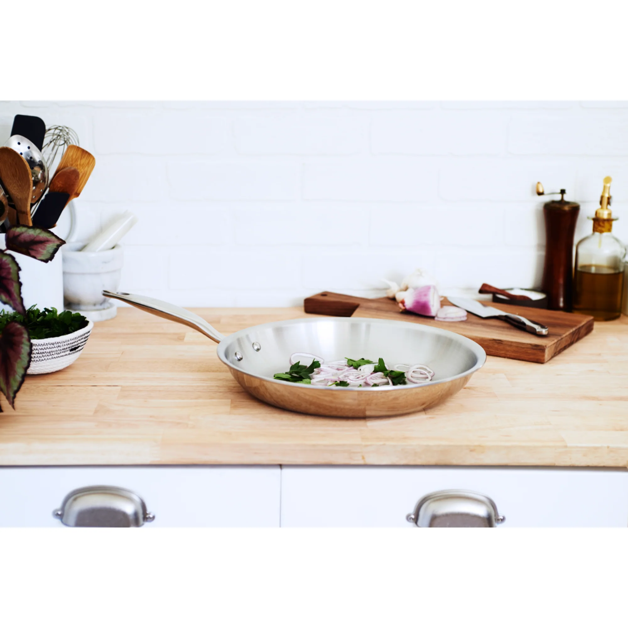 Heritage Steel Titanium Series 12" Fry Pan - Image 5