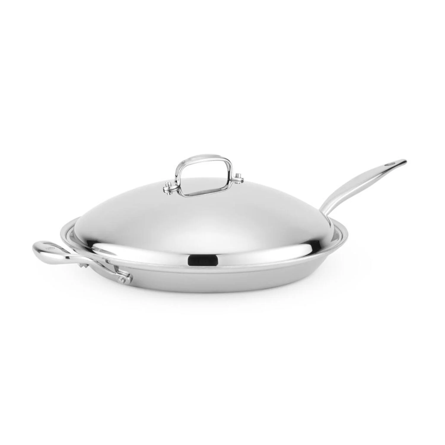 Heritage Steel Titanium Series 13.5" French Skillet with Lid