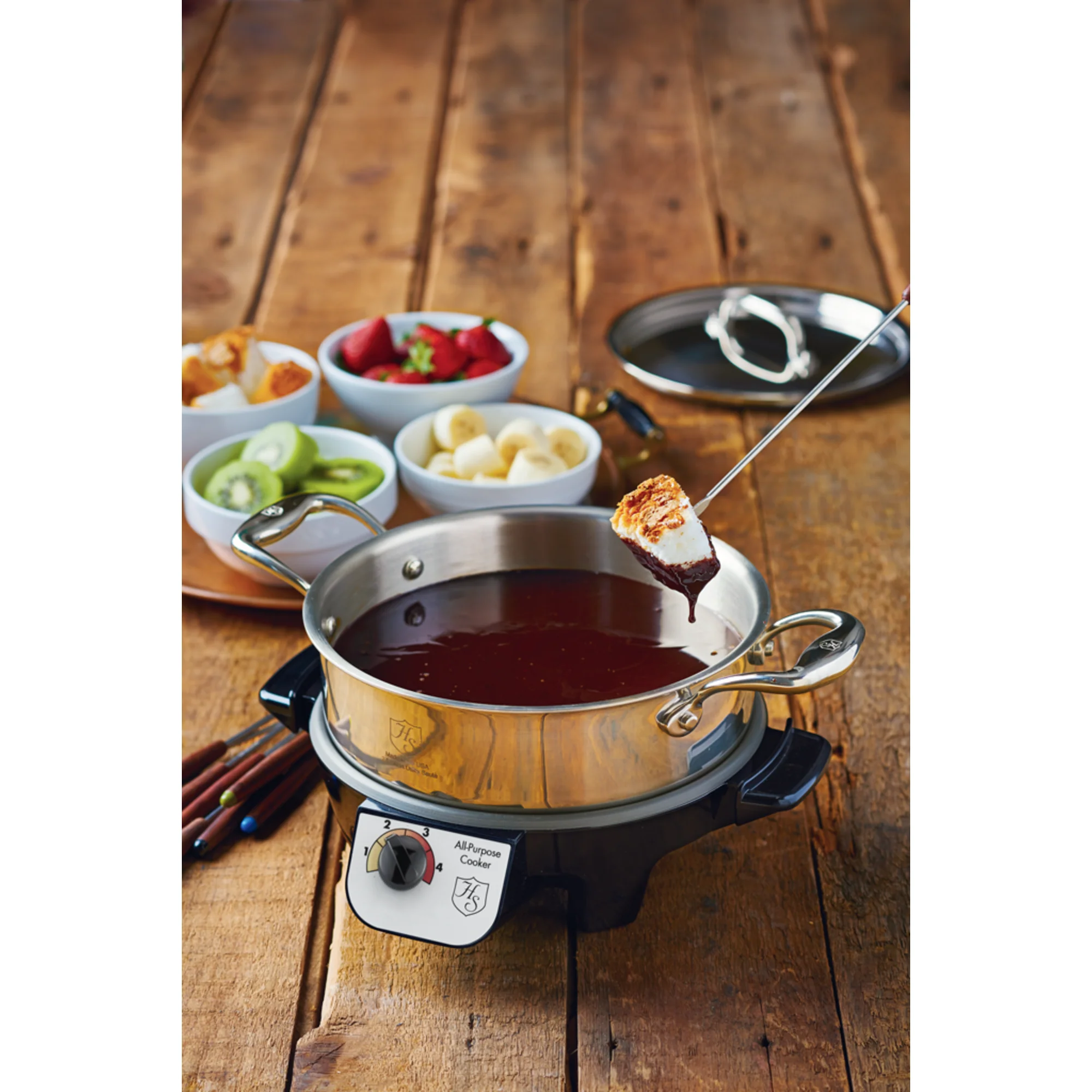 Heritage Steel Titanium Series 2.5 Quart Sauteuse with Lid - Image 4