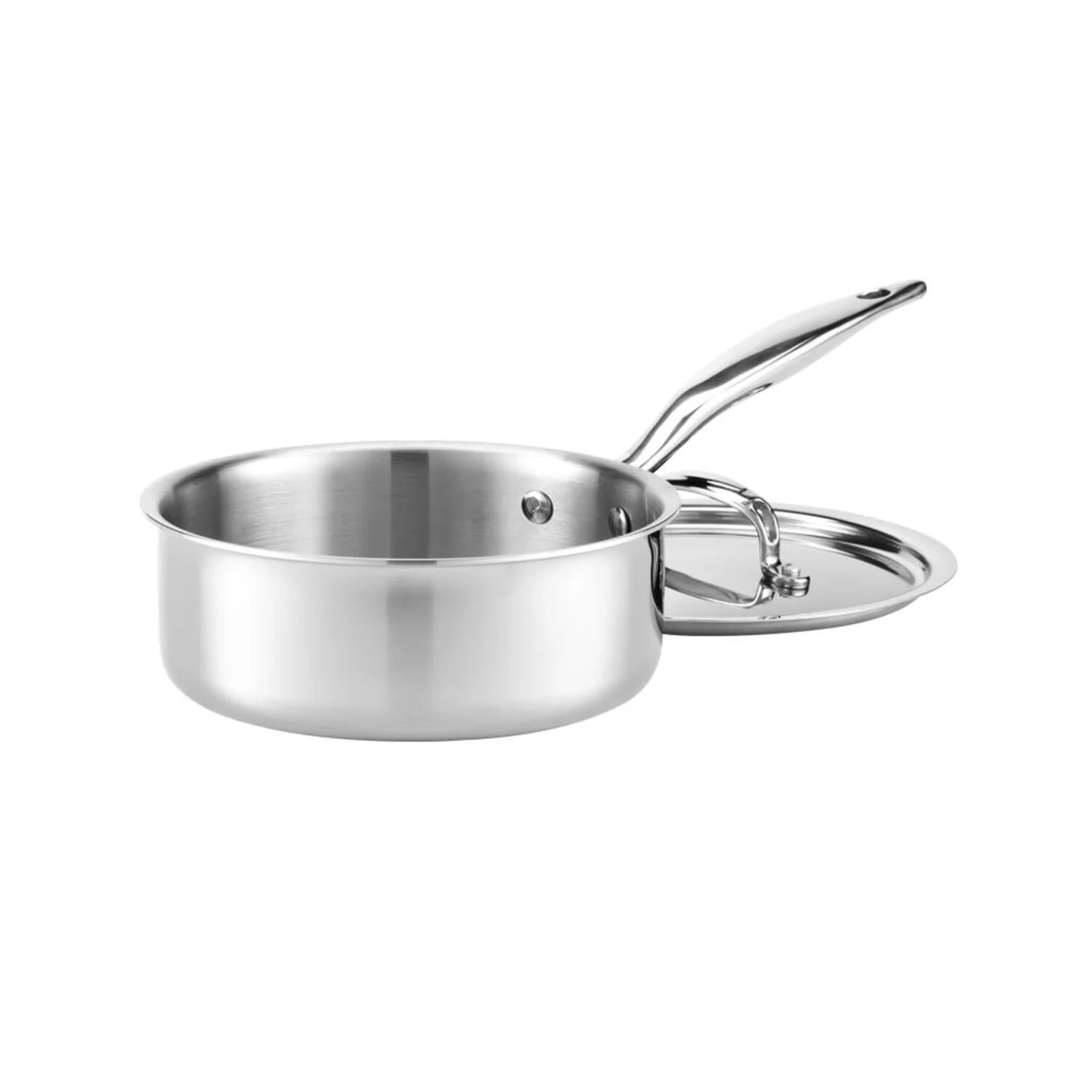 Heritage Steel Titanium Series 2 Quart Saucepan with Lid - Image 2