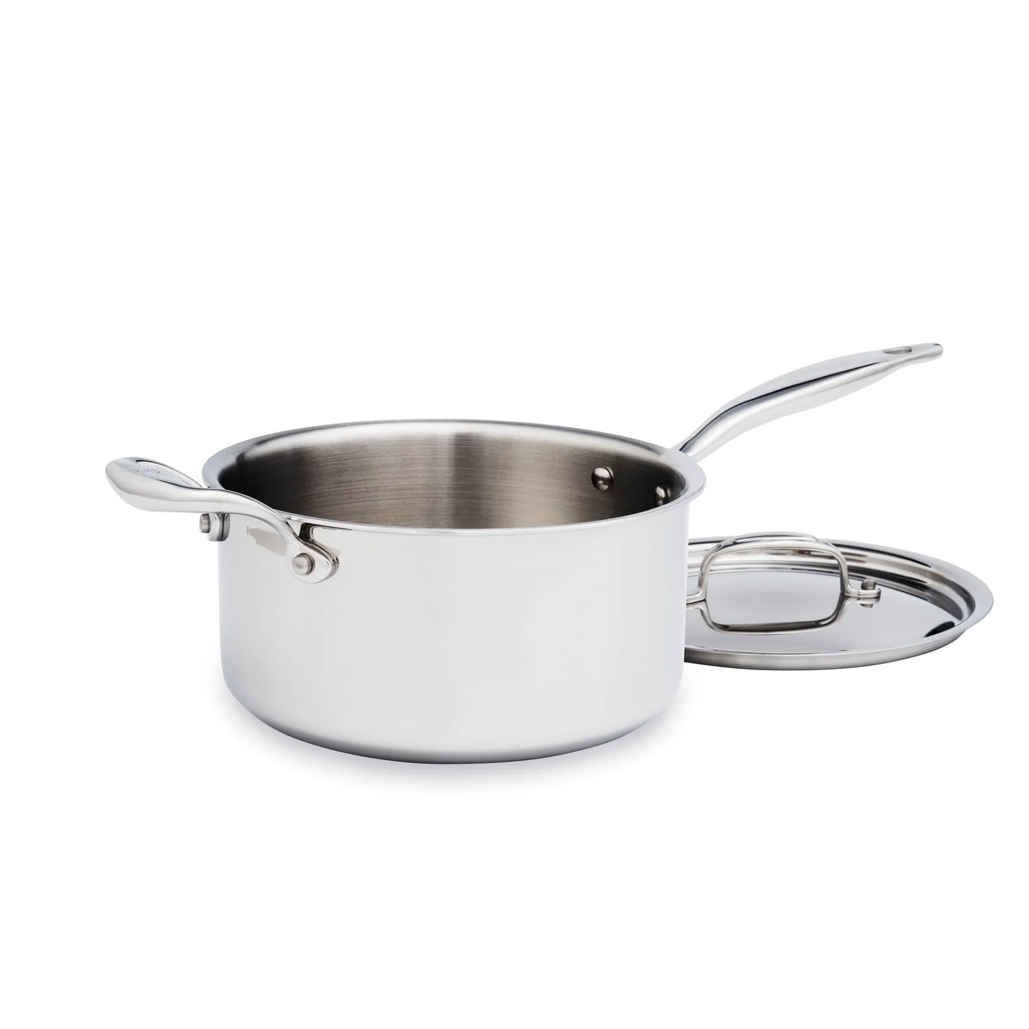 Heritage Steel Titanium Series 4 Quart Saucepan with Lid - Image 3