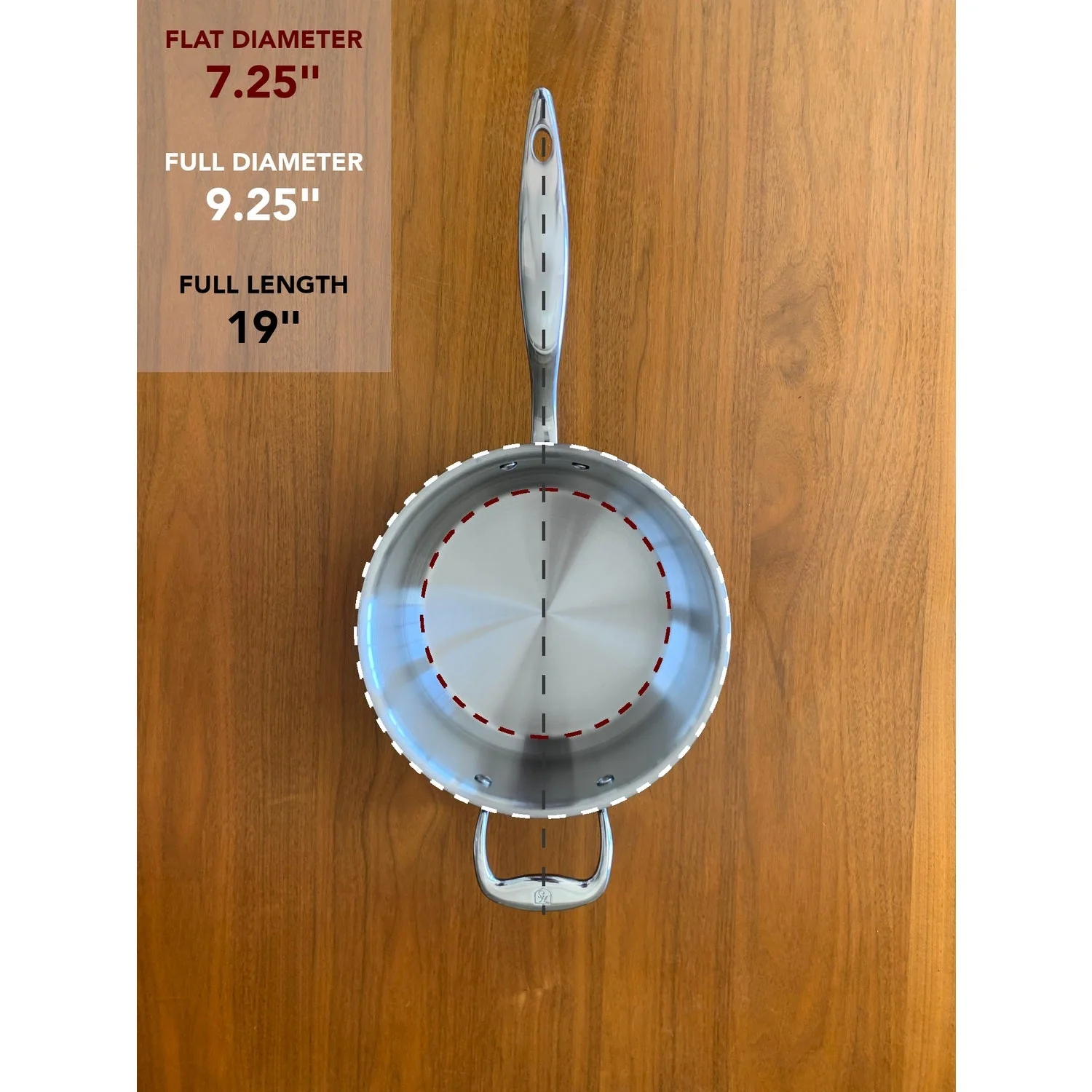 Heritage Steel Titanium Series 4 Quart Saucepan with Lid - Image 4