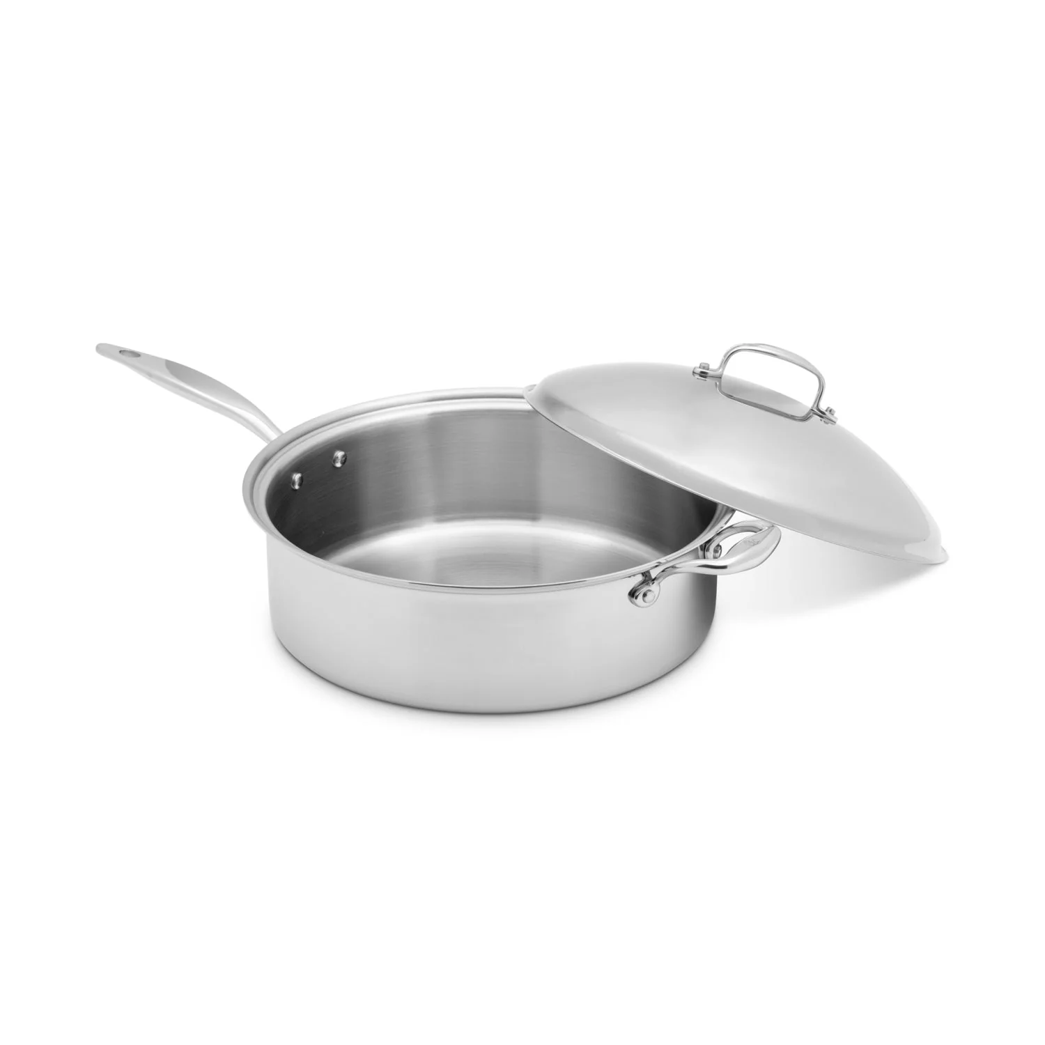 Heritage Steel Titanium Series 8 Quart Family Sauté with Lid - Image 3