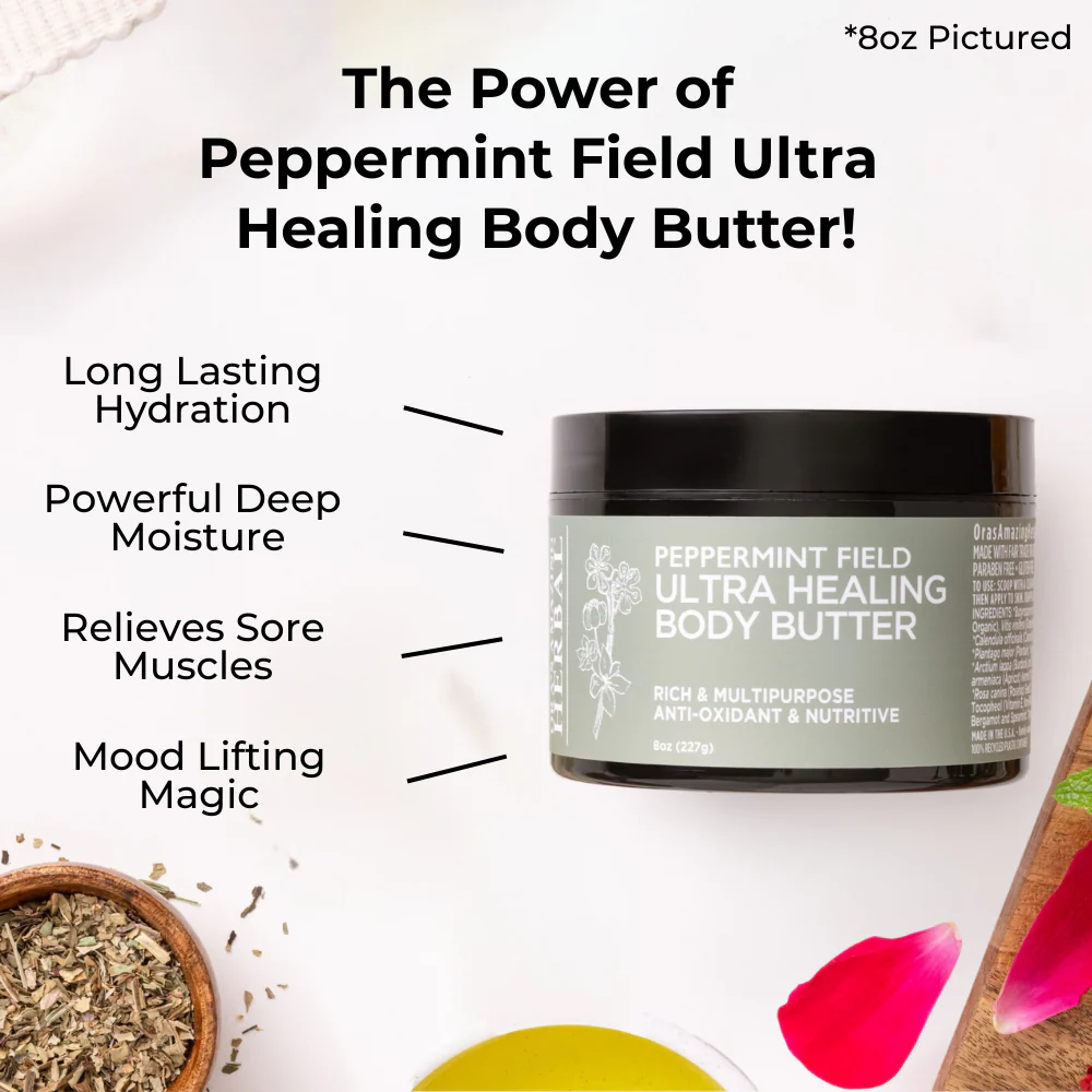 Ora's Amazing Herbal Ultra Healing Body Butter, Peppermint Field - Image 2