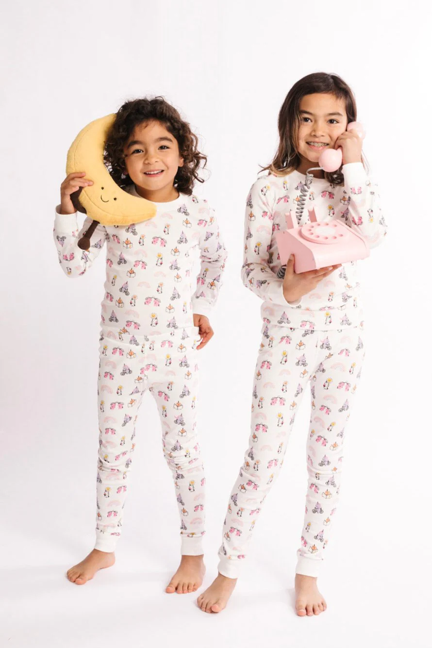 Dodo Banana Unicorn Organic Pima Cotton Pajama Set