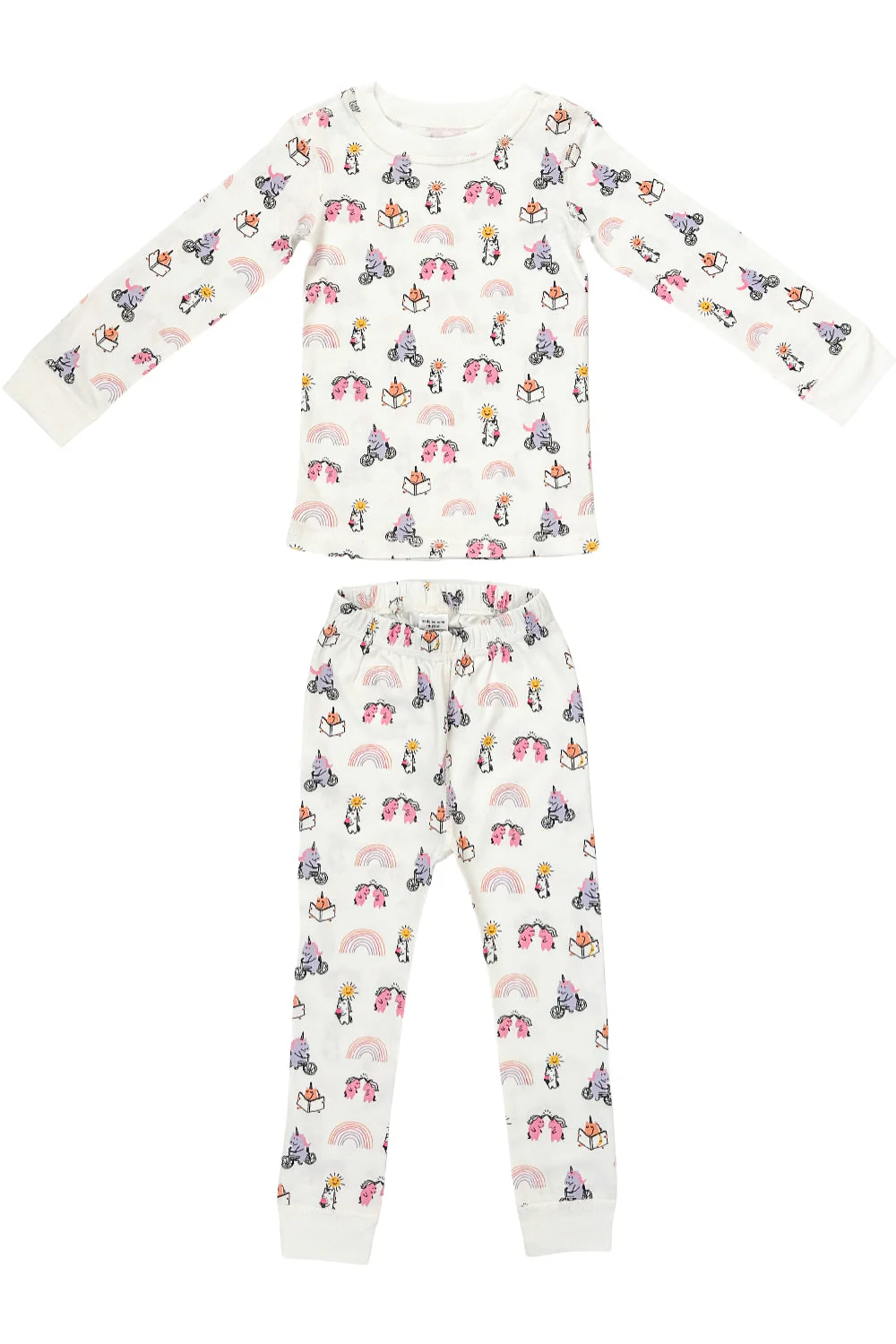 Dodo Banana Unicorn Organic Pima Cotton Pajama Set - Image 2