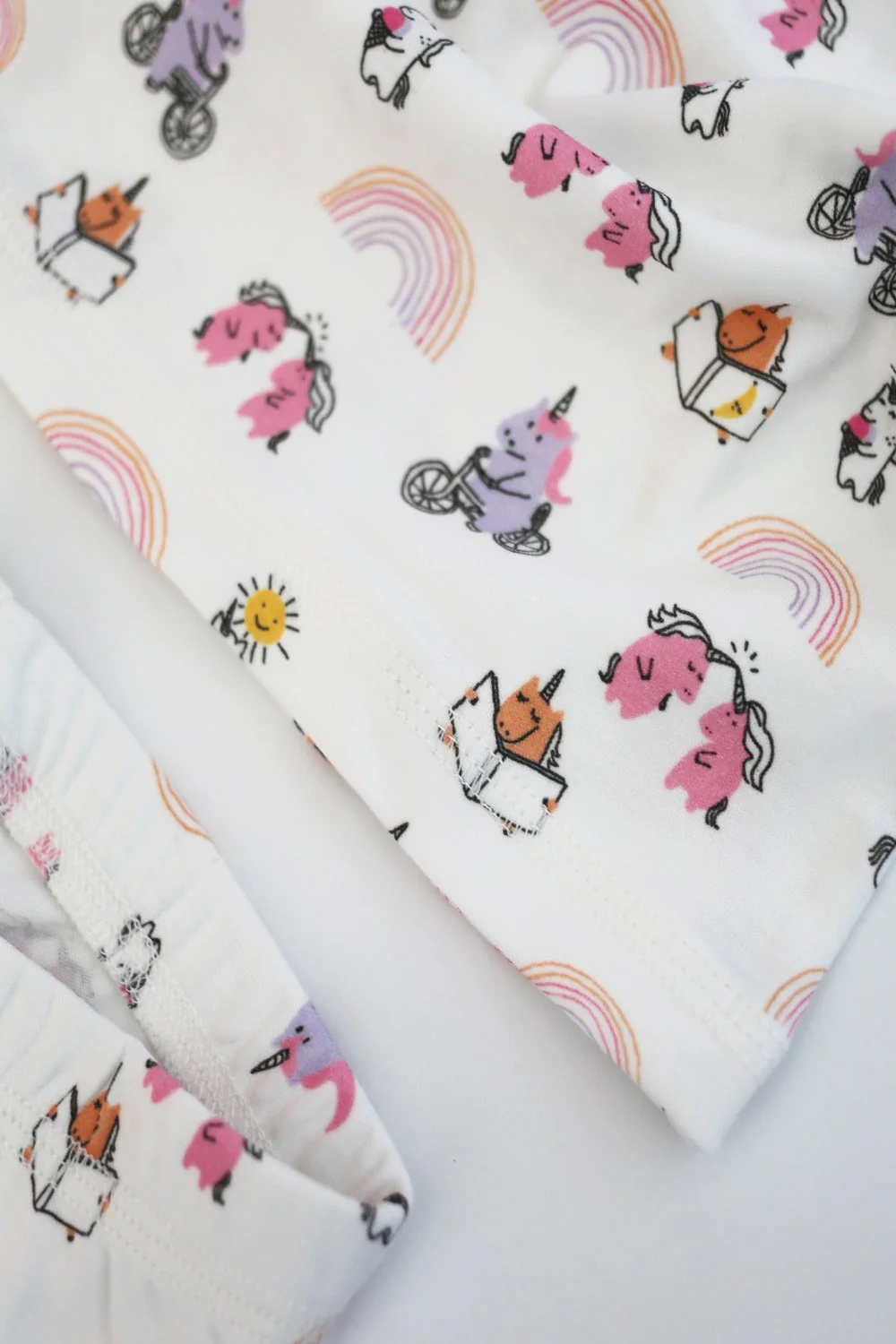 Dodo Banana Unicorn Organic Pima Cotton Pajama Set - Image 3