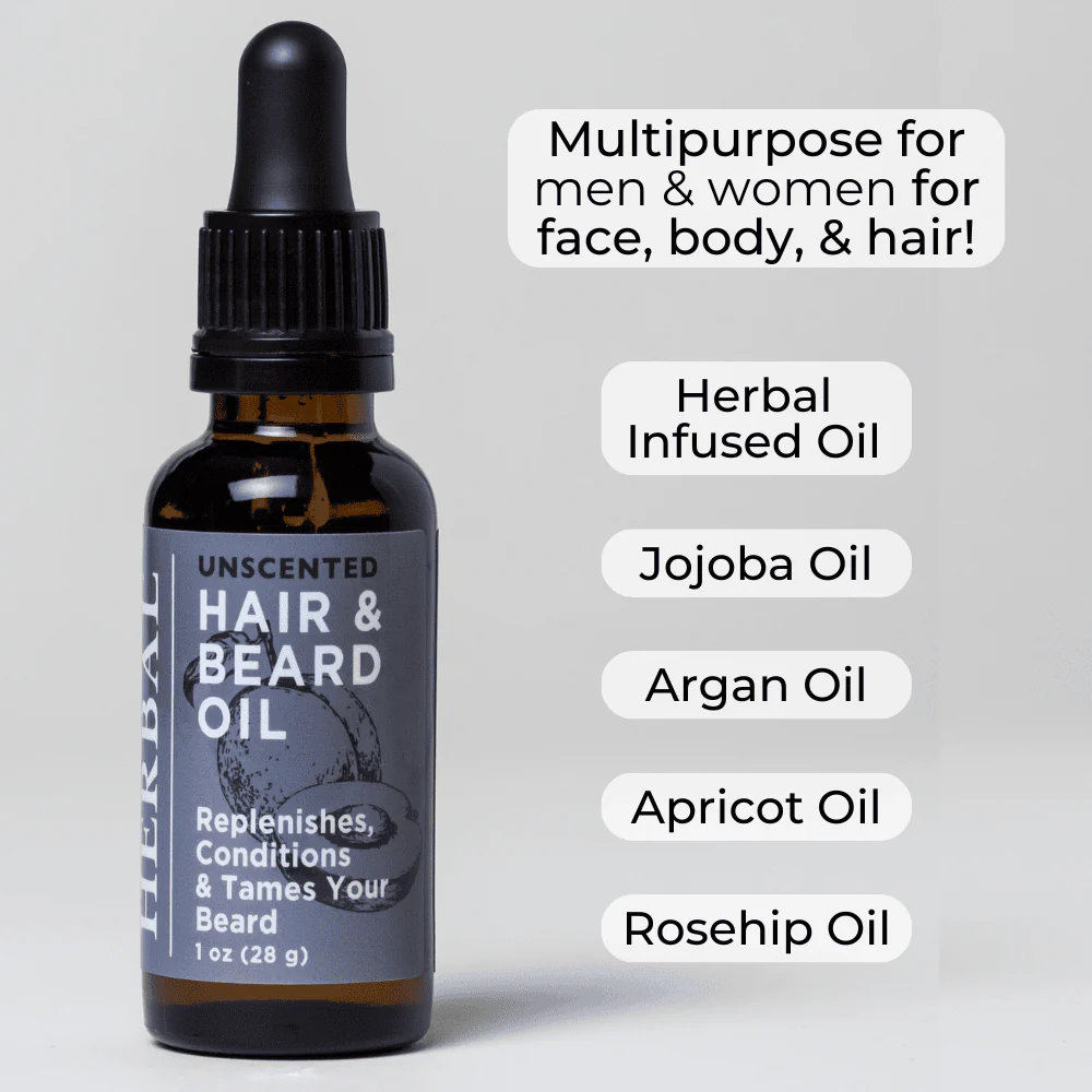 Ora's Amazing Herbal Unscented, Beard and Hair Oil - Image 5
