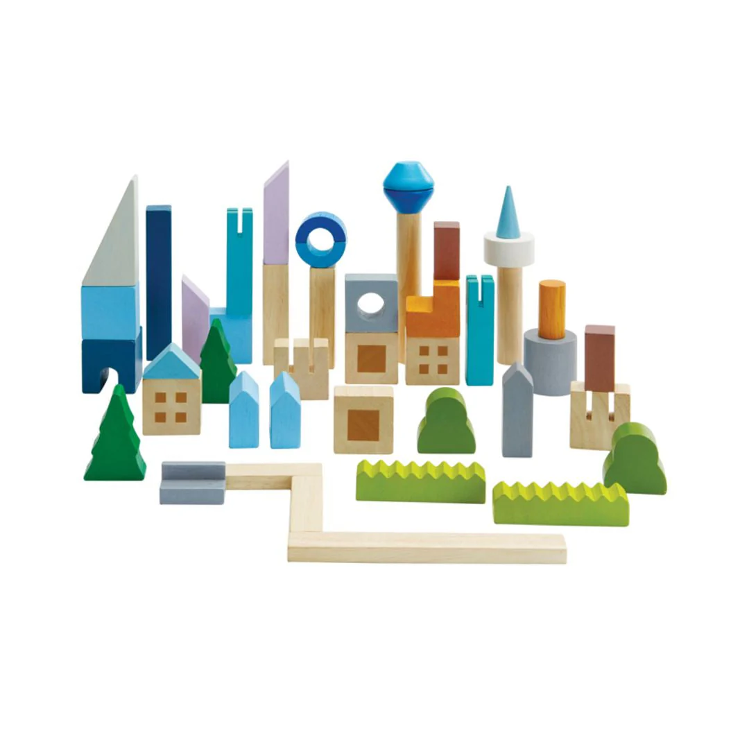 PlanToys USA Urban City Blocks - Image 7