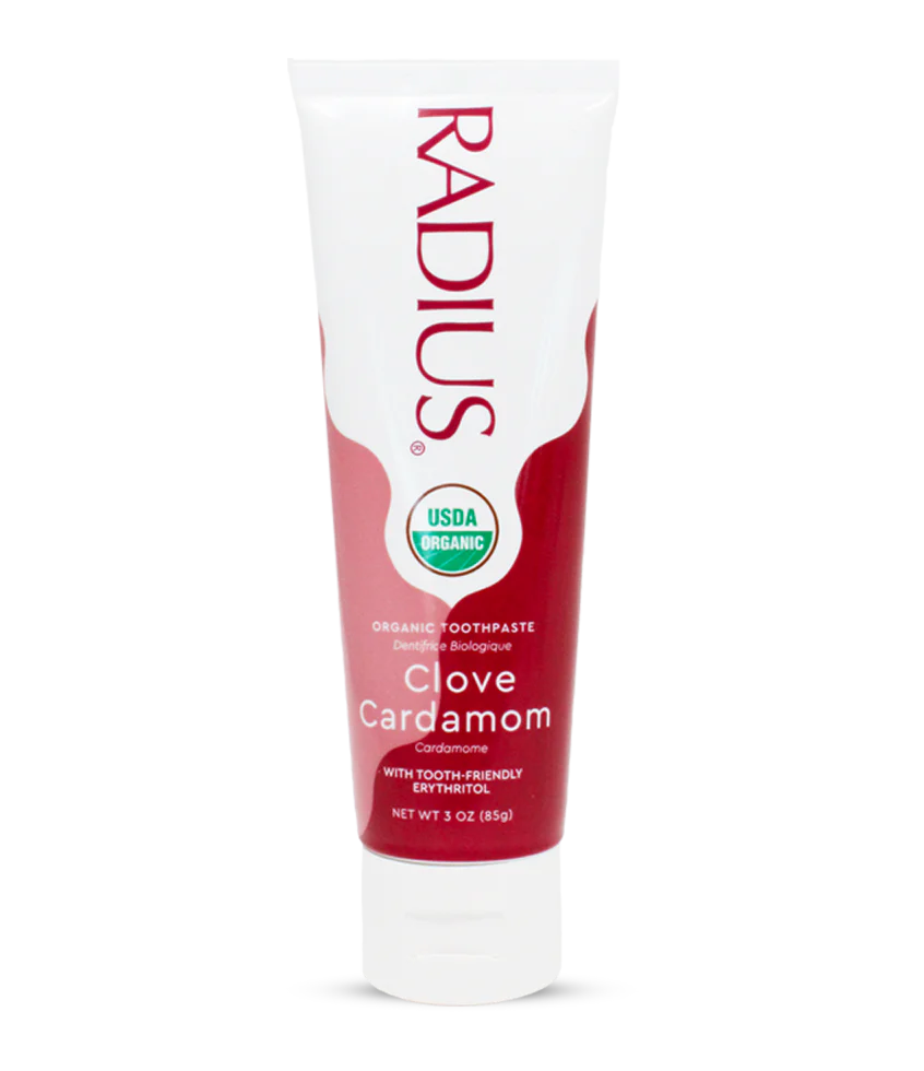 Radius USDA Organic Clove Cardamom Toothpaste