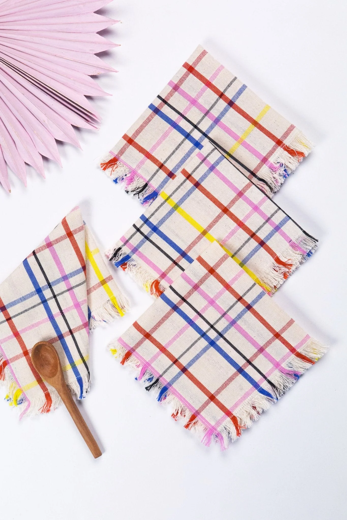 Archive New York Vera Plaid Party Napkin - Image 2