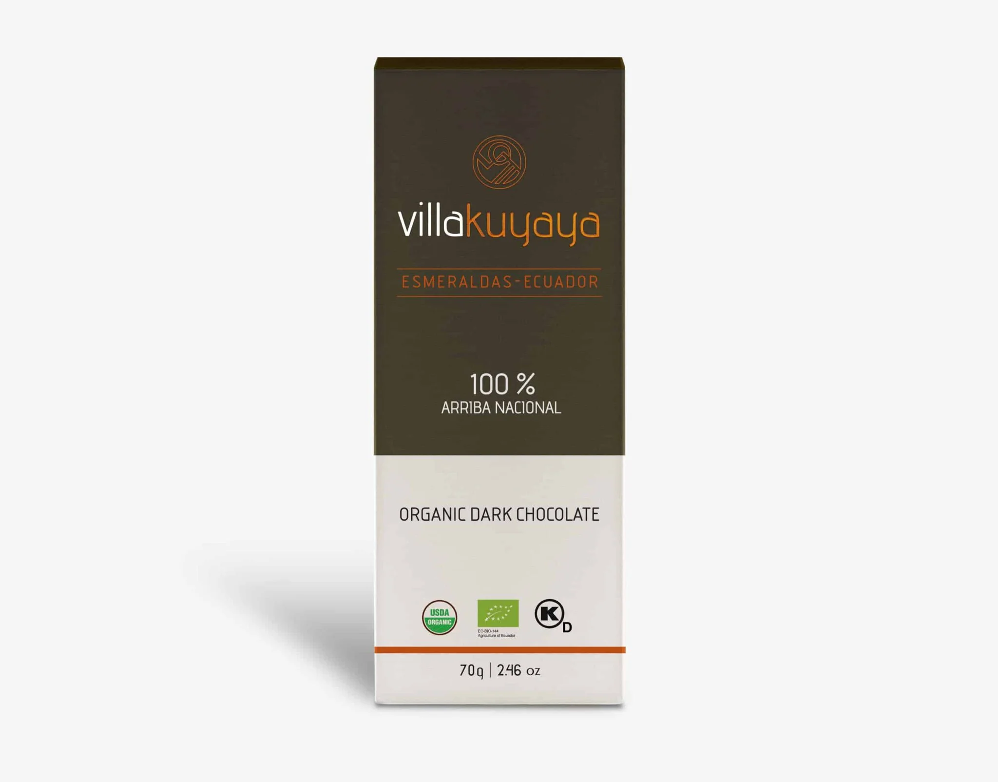 Villakuyaya Organic Dark Chocolate SINGLE ORIGIN 100% PURE