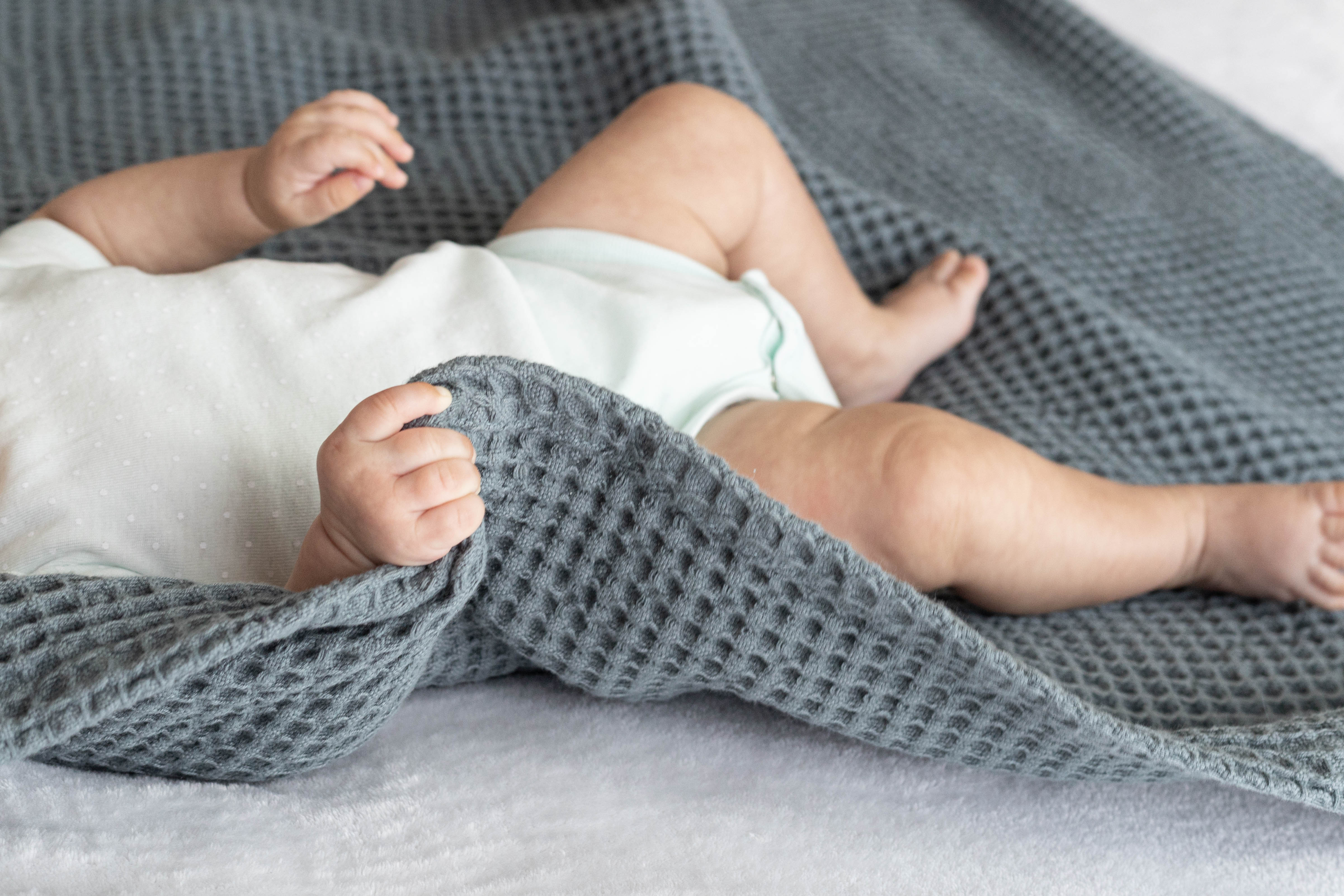 Organic Cotton Mart Waffle Baby Blanket - Image 2