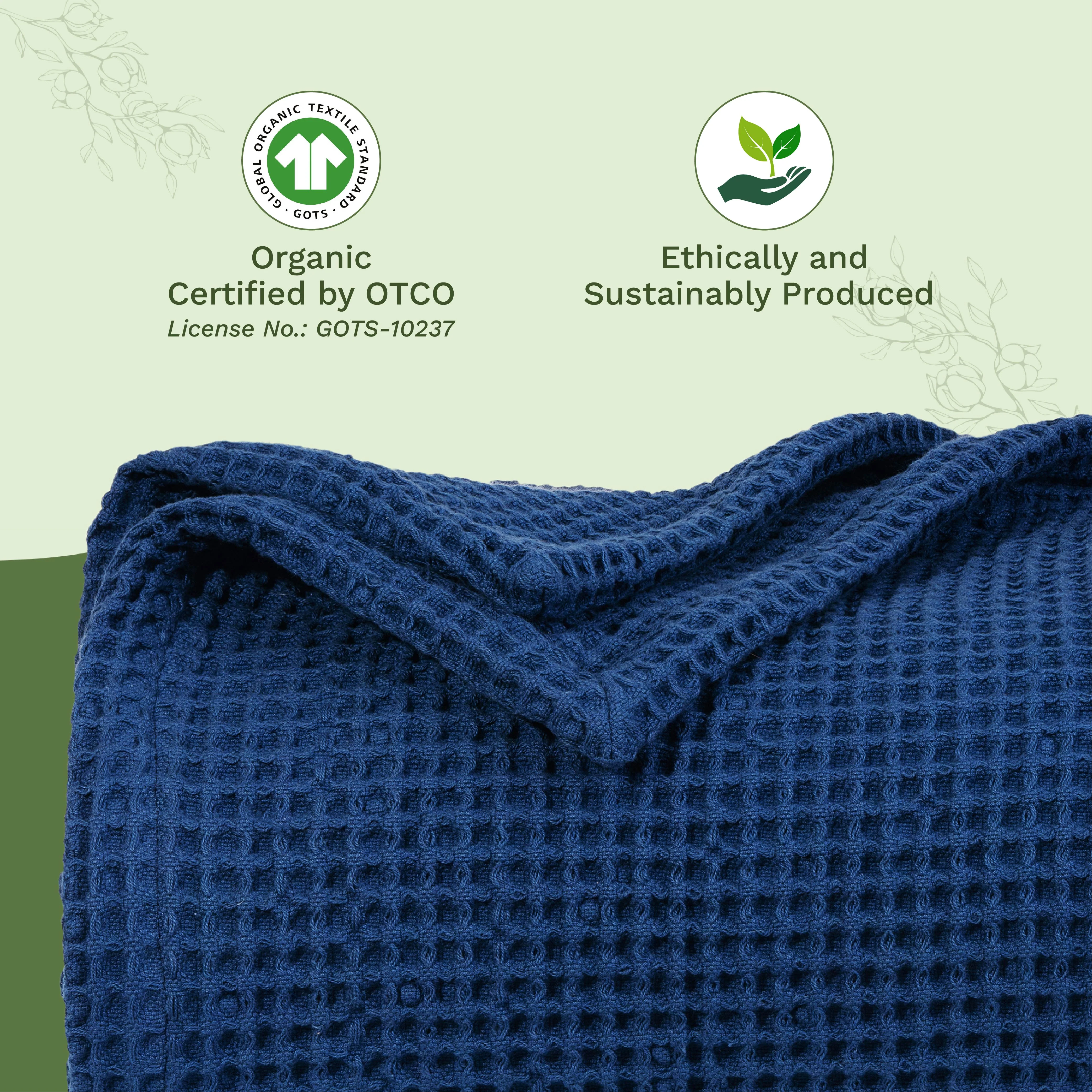 Organic Cotton Mart Waffle Weave Blanket - Image 10