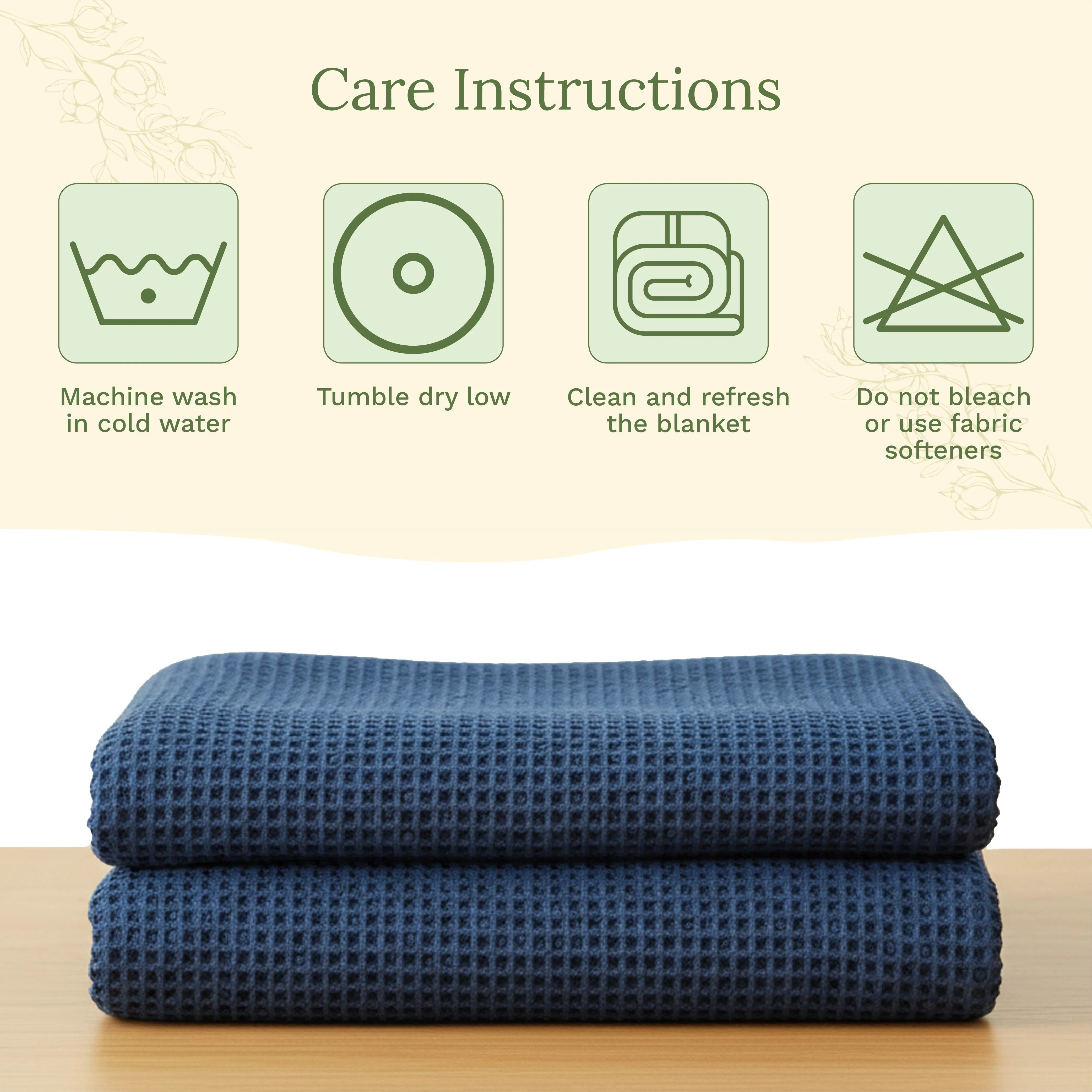 Organic Cotton Mart Waffle Weave Blanket - Image 14
