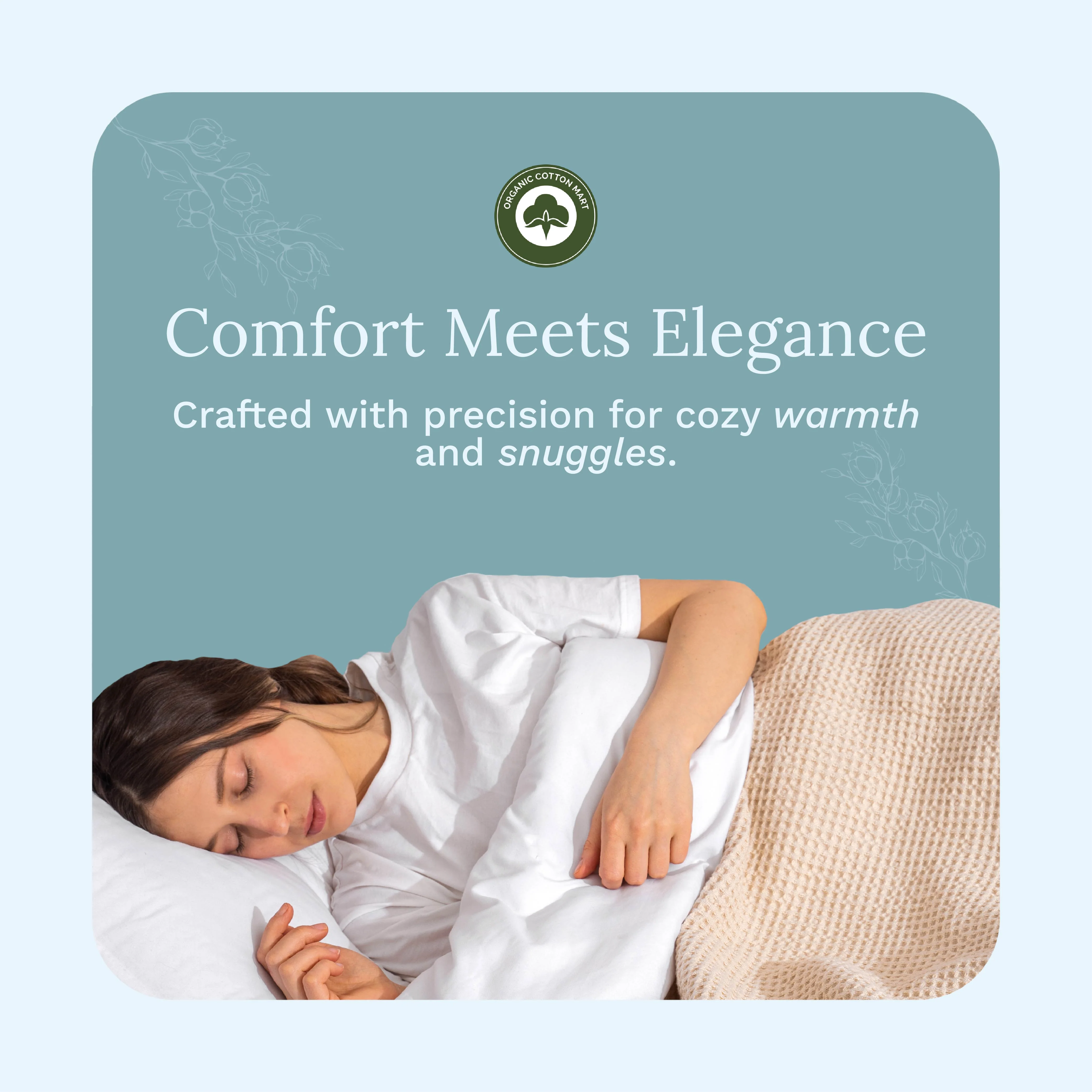 Organic Cotton Mart Waffle Weave Blanket - Image 2