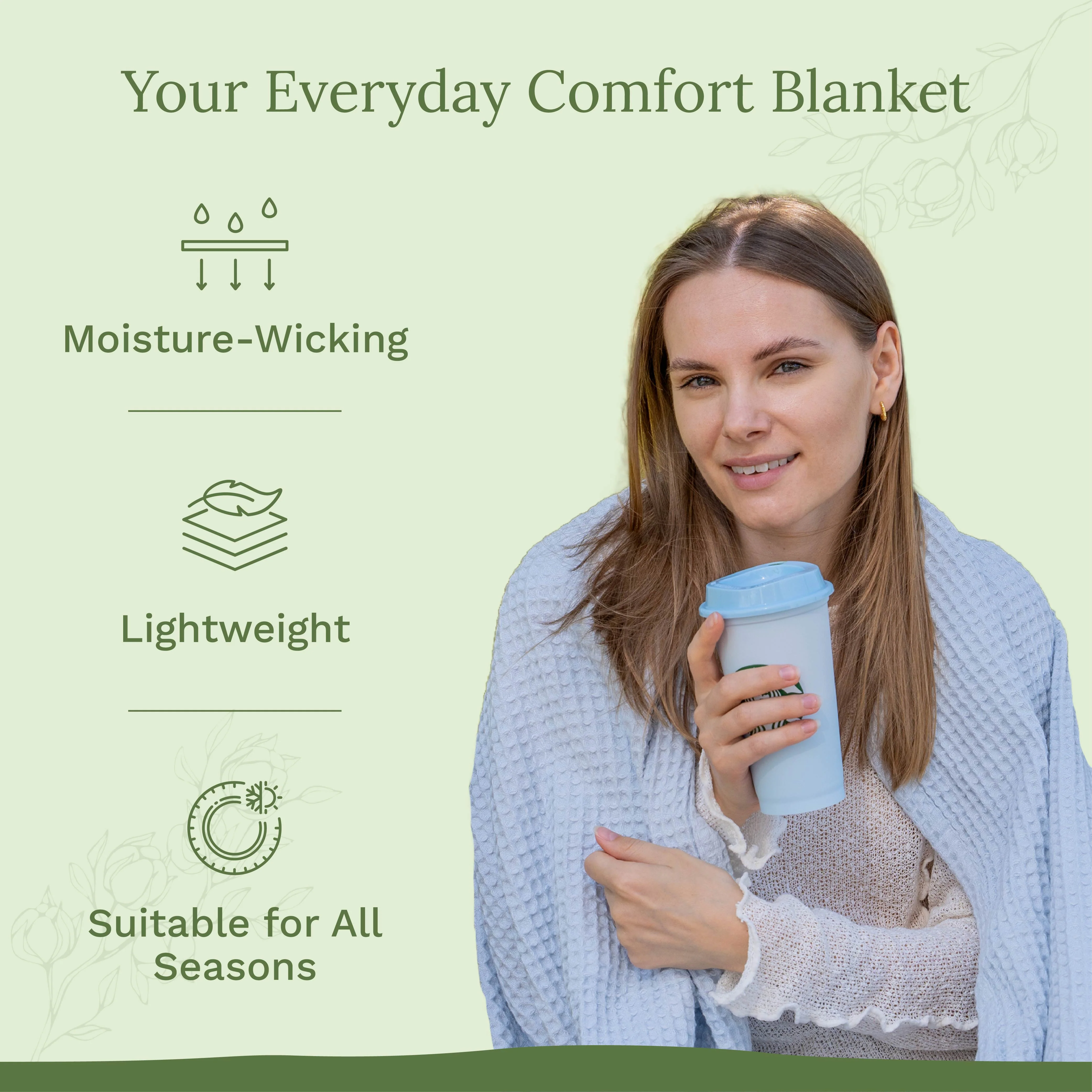 Organic Cotton Mart Waffle Weave Blanket - Image 33