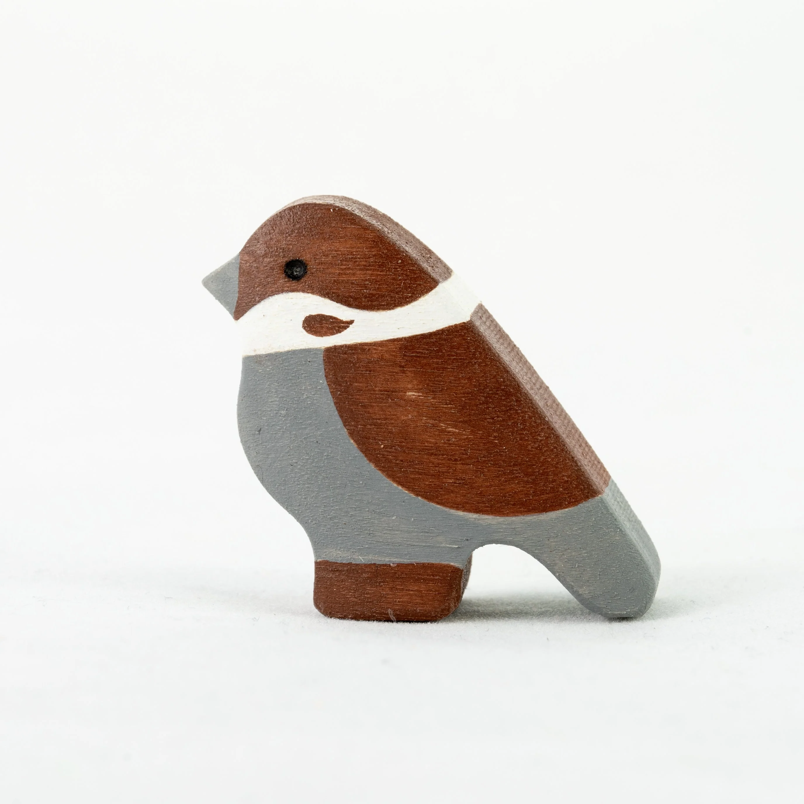 PoppyBabyCo Waldorf Wooden Birds Set painted- 7 pieces - Image 4