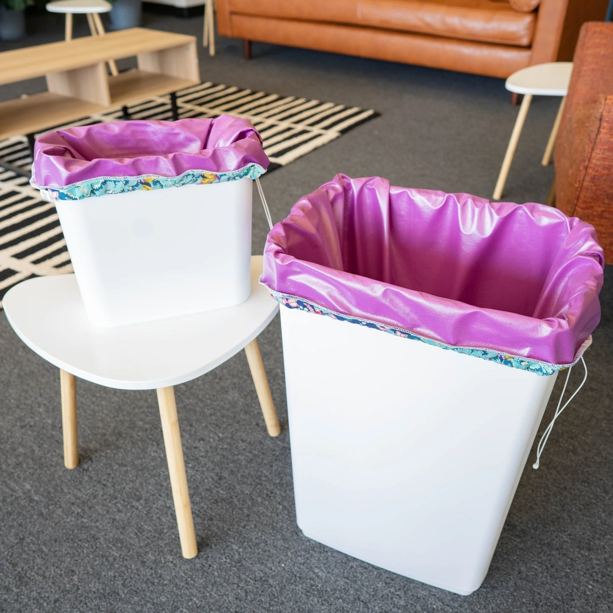Washable Pail Liner: Reusable Trash/Recycling Bag - Image 3
