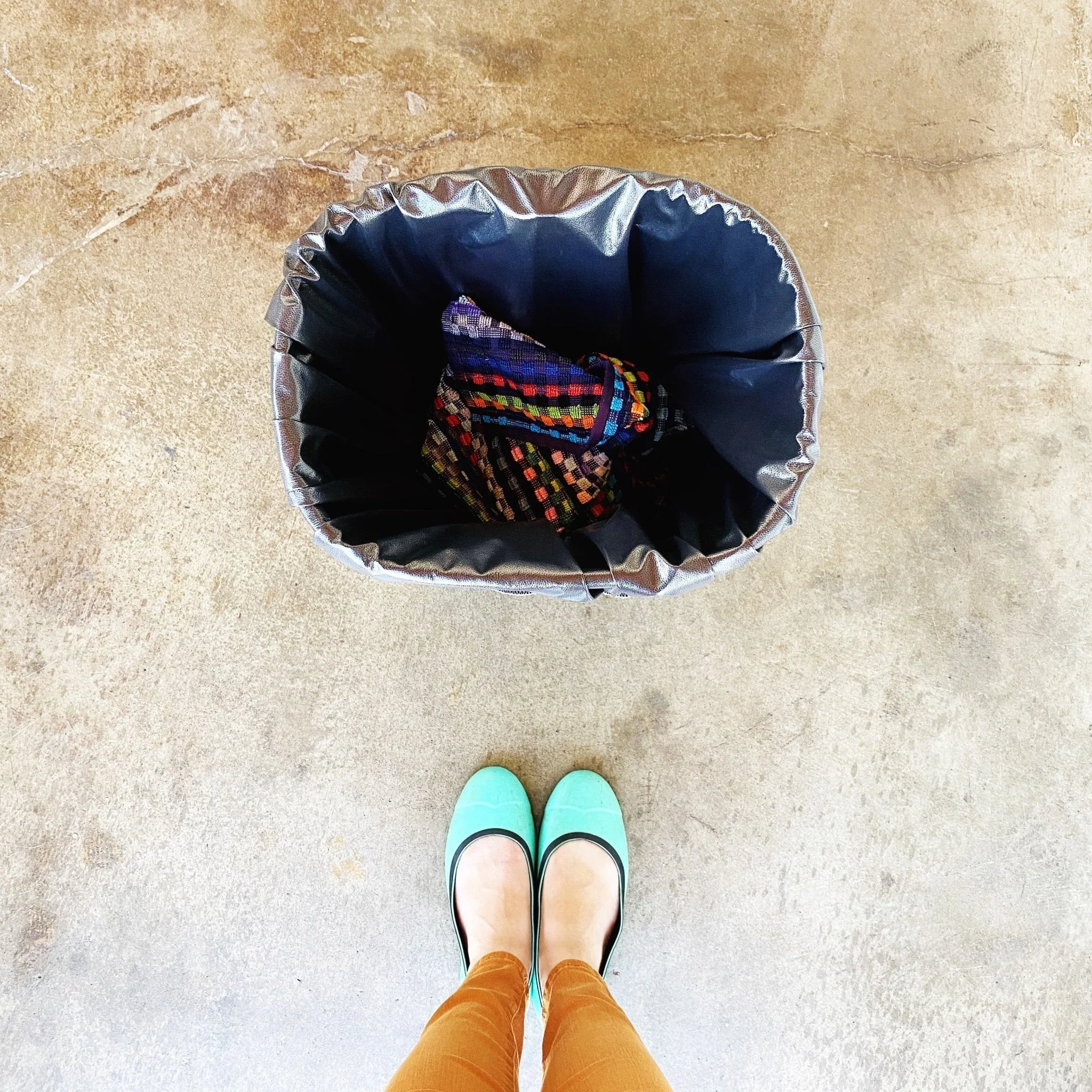 Washable Pail Liner: Reusable Trash/Recycling Bag - Image 4
