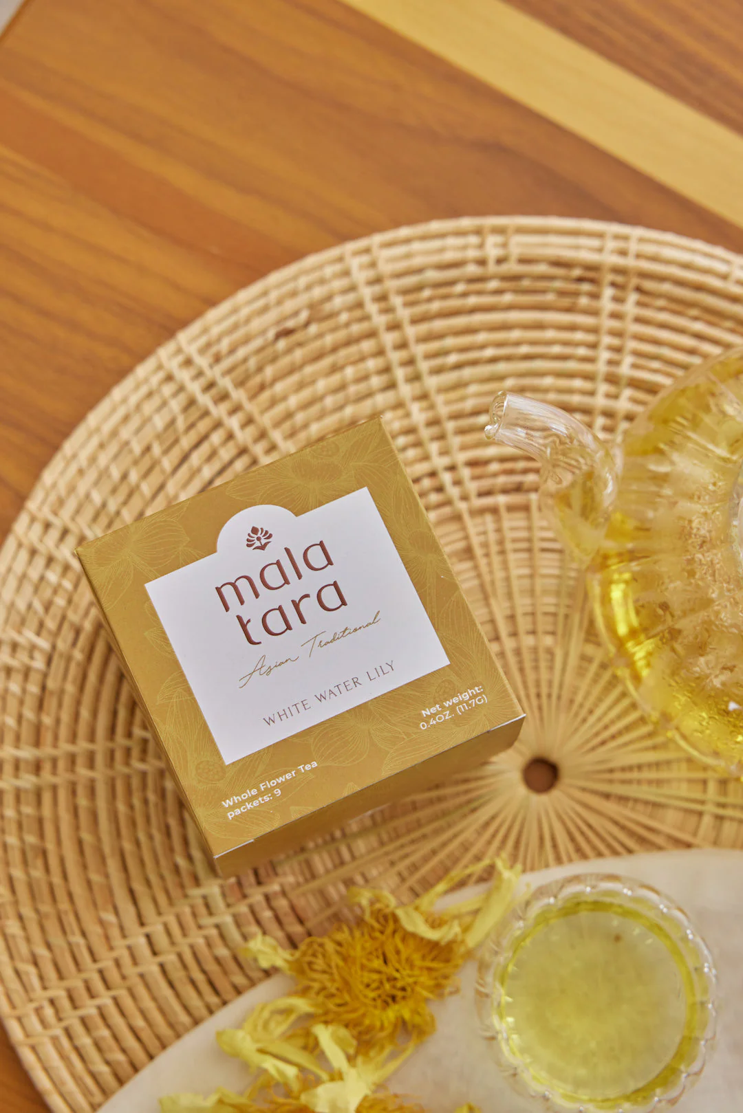 Mala Tara Water Lily Whole Flower Tea Box - Image 4