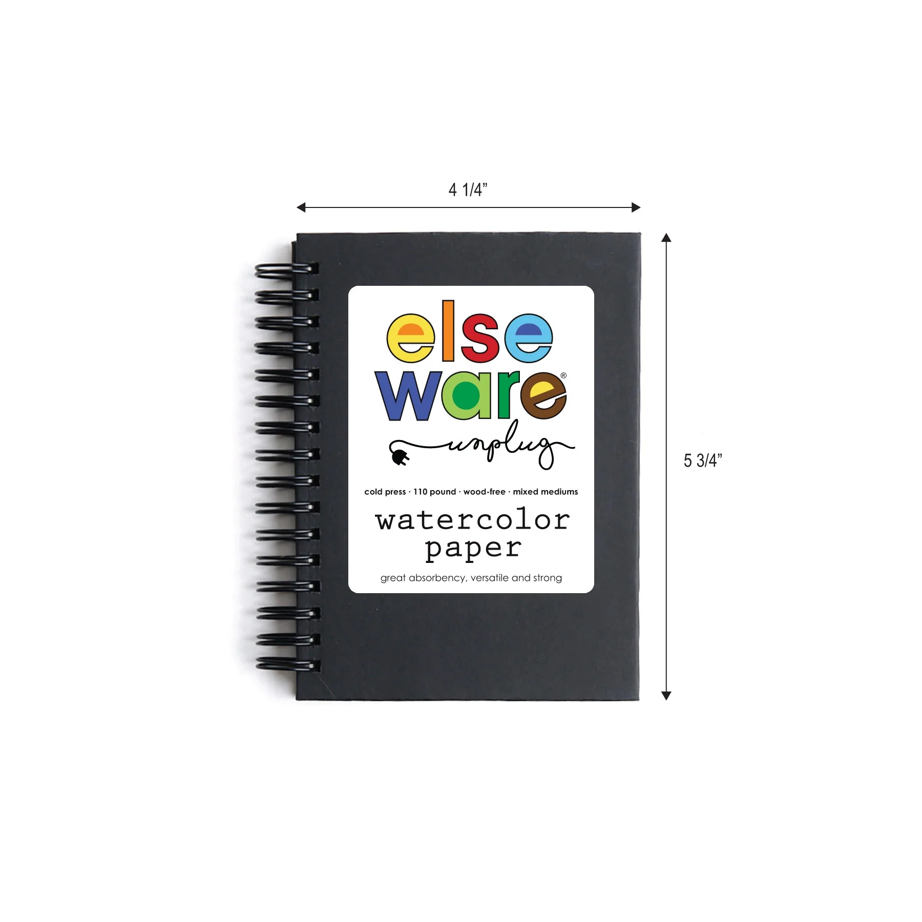 Elseware Unplug Watercolor Essentials Bundle | Bamboo Case, Metallics, & Paper Pad - Image 7