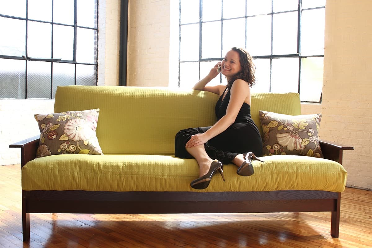 White Lotus Organic Cotton and Wool Dreamton Futon - Image 4