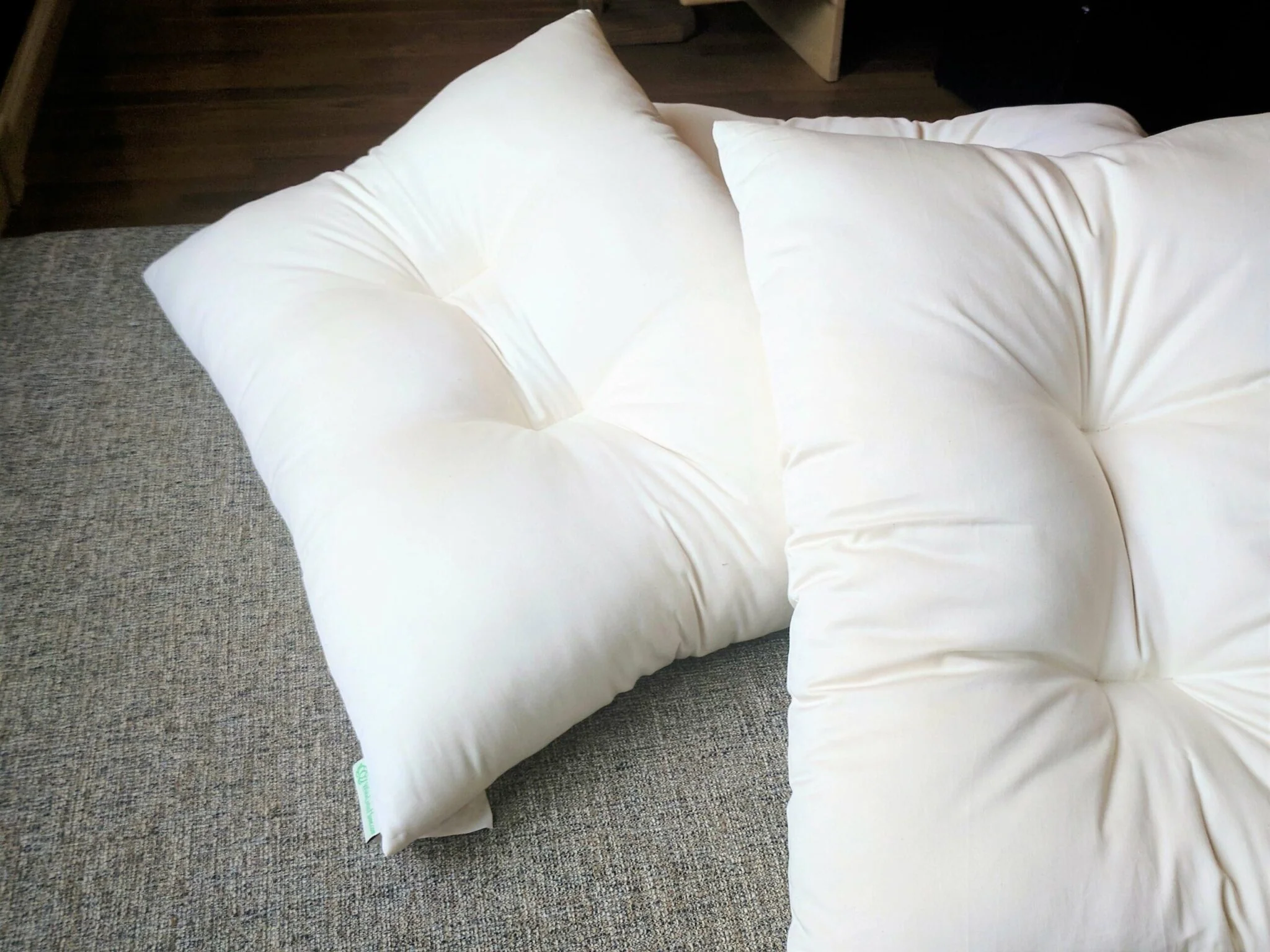 White Lotus Organic Cotton Contour Pillow - Image 6