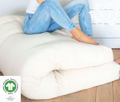 White Lotus Organic Cotton & Wool Dreamton Mattress - Image 7